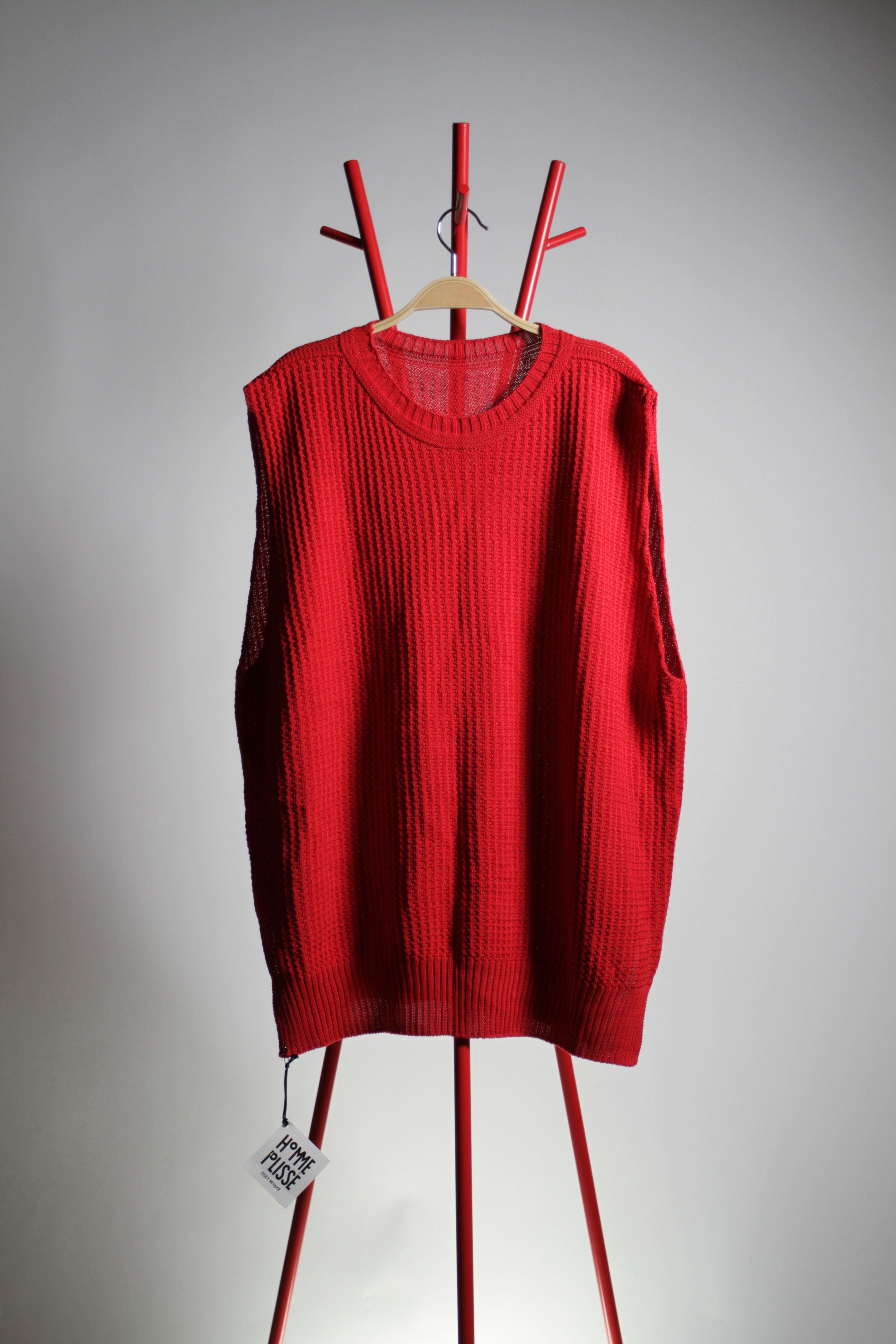 Issey Miyake Common Knit Vest Size US L / EU 52-54 / 3 - 1 Thumbnail
