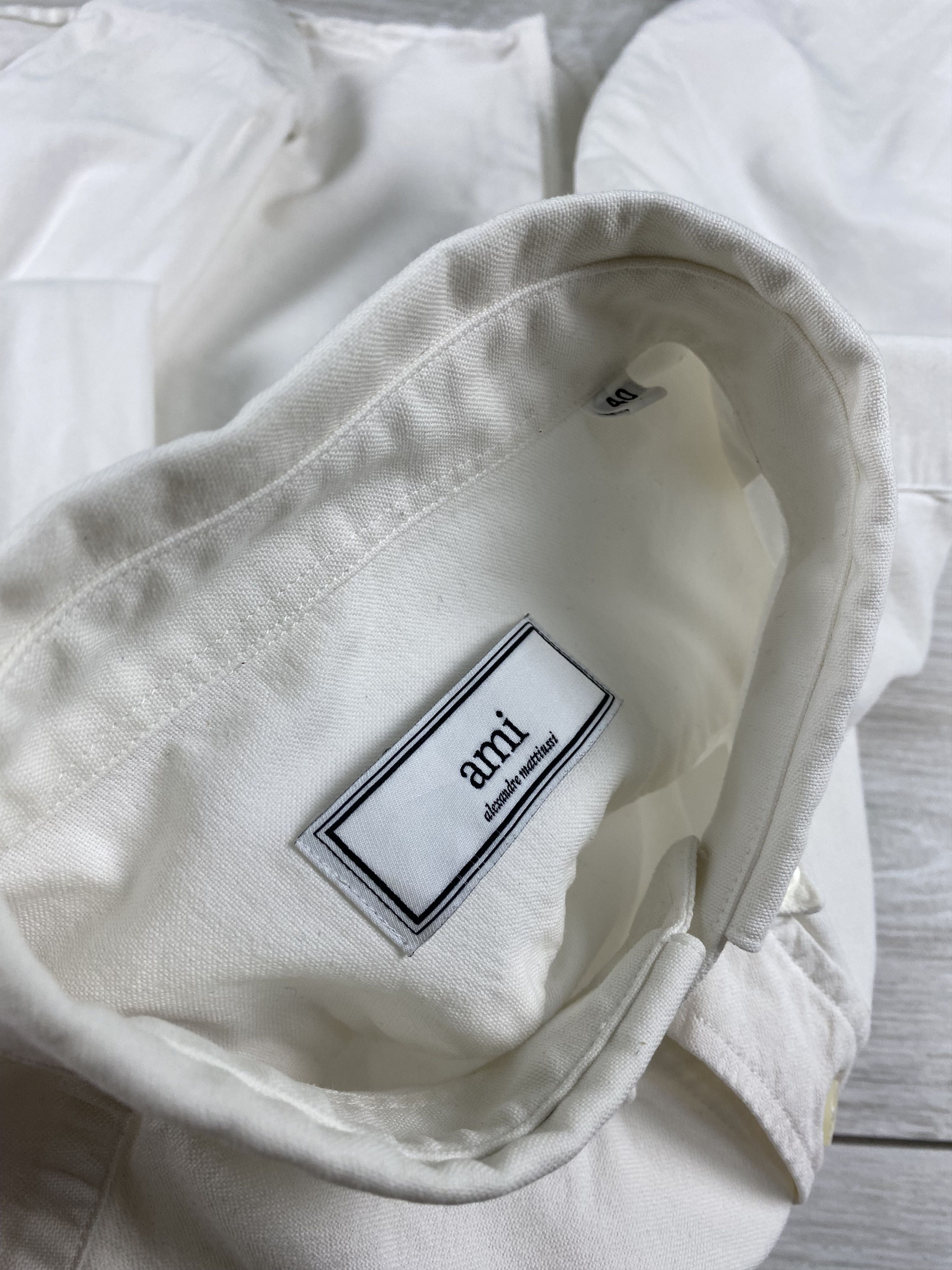 AMI Vintage Ami pasis white classic shirt size wmns 40 Size S / US 4 / IT 40 - 5 Thumbnail