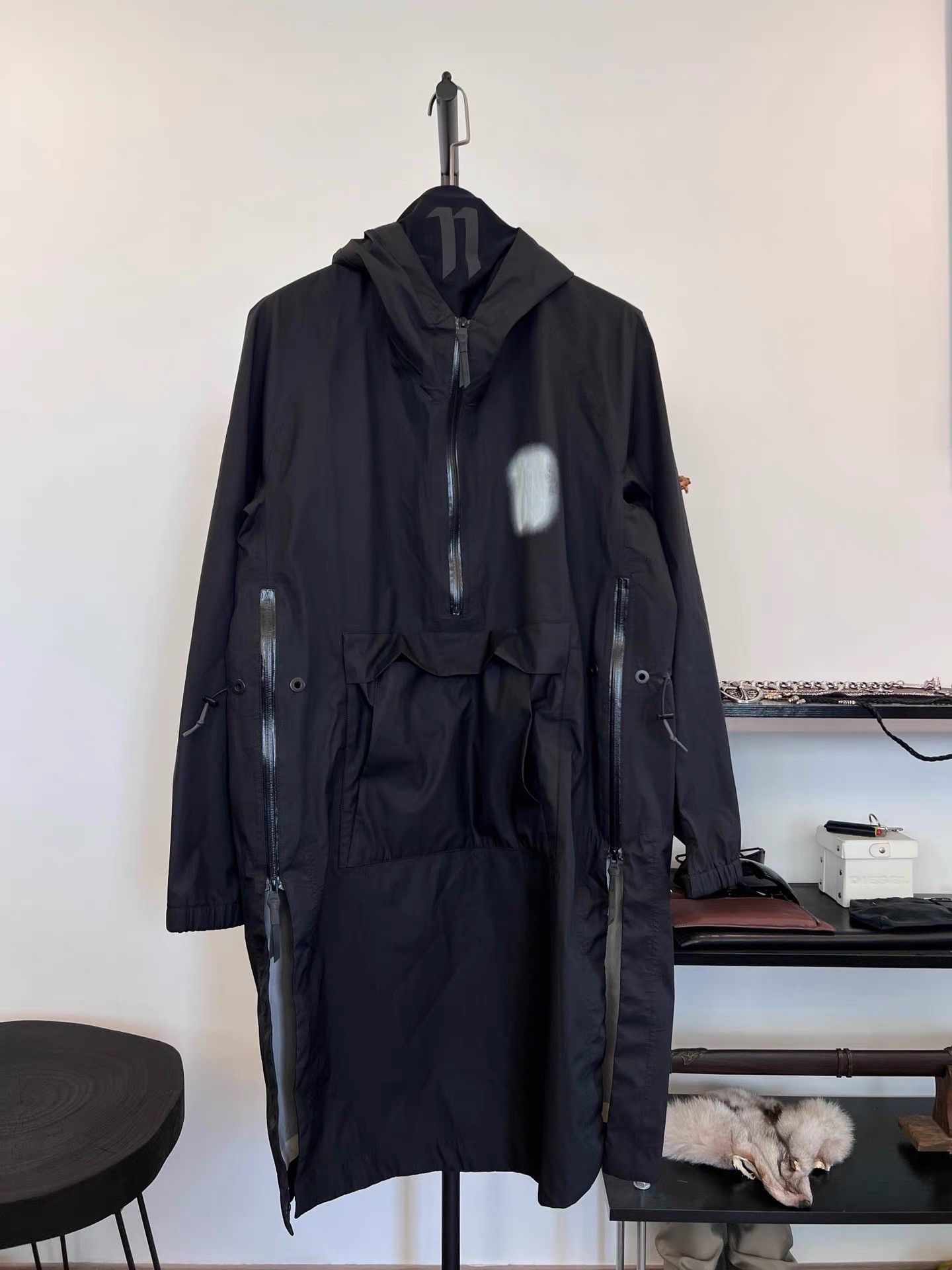 11 By Boris Bidjan Saberi 11by BBS Extended Nylon Taped Pocket Coat K35 Size US L / EU 52-54 / 3 - 2 Thumbnail