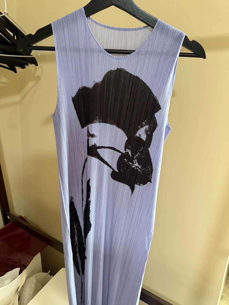 Other Issey Miyake size:2 Purple pleated dress Size XS / US 0-2 / IT 36-38 - 2 Thumbnail