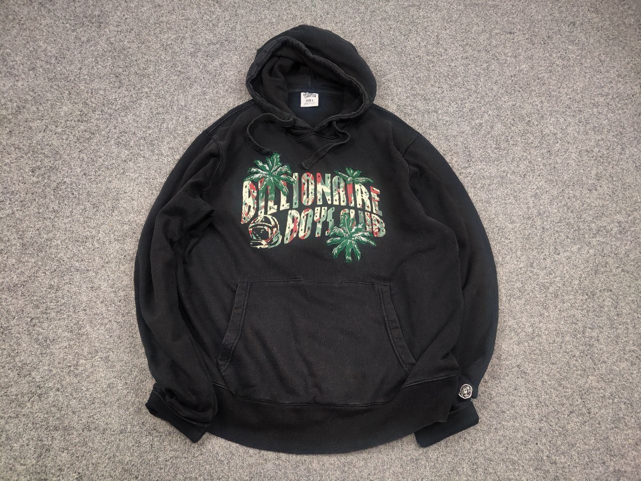Billionaire Boys Club Billionaire Boys Club Vintage Logo camo Black Faded Hoodie Size US L / EU 52-54 / 3 - 2 Thumbnail