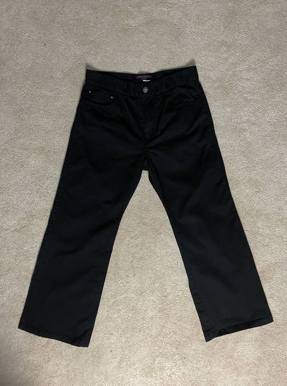 Image of Louis Vuitton Uniform Black Kilot Jeans Pants, Men's (Size 30)