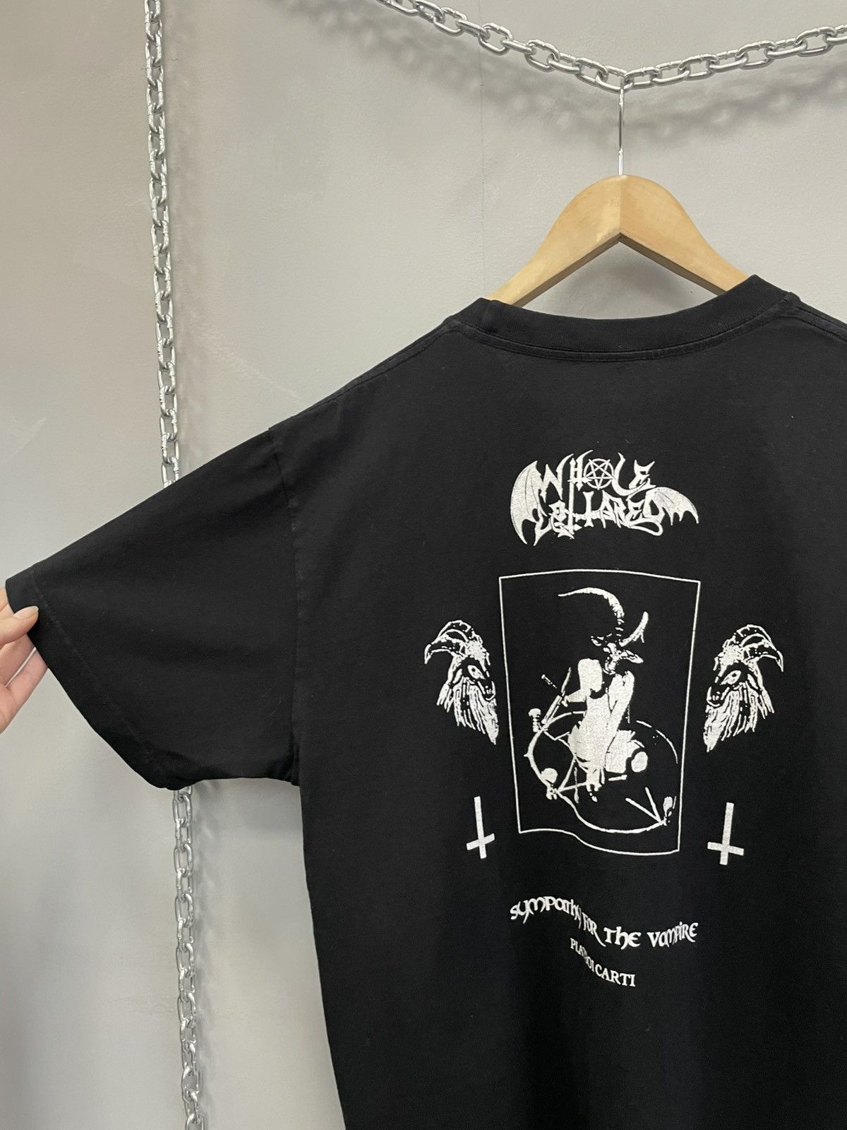 Playboi Carti Playboi Carti rare black t-shirt baggy hype style Size US M / EU 48-50 / 2 - 12 Thumbnail