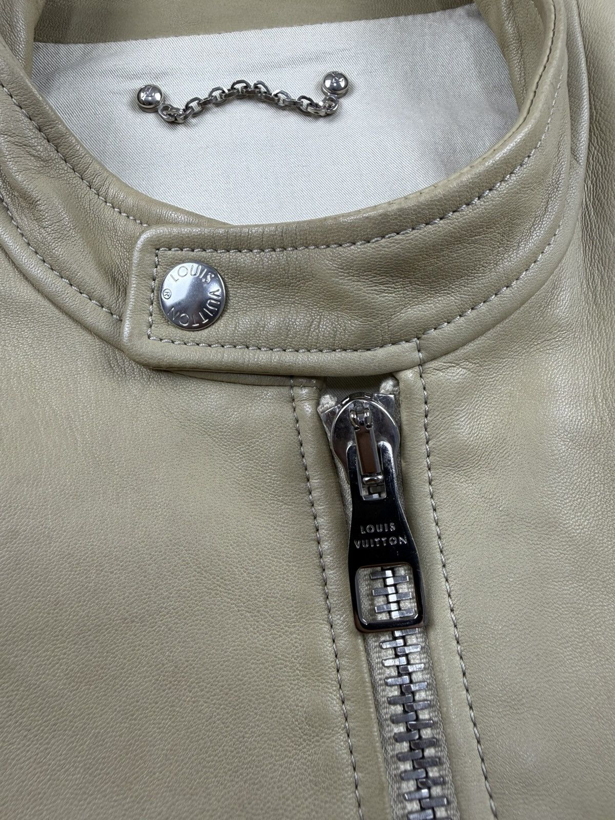 Louis Vuitton Louis Vuitton 2009 Lamb Leather Biker Jacket Size US M / EU 48-50 / 2 - 6 Thumbnail