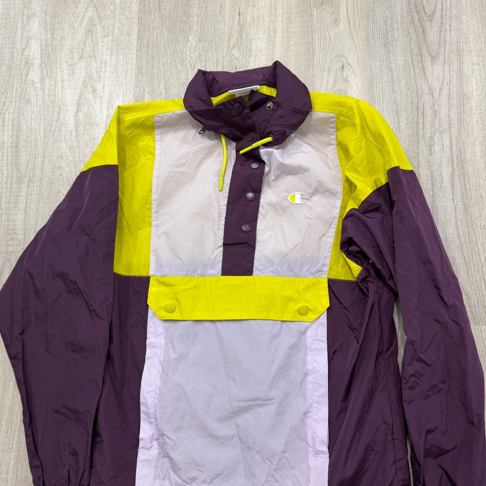 Champion Champion Half Snap Windbreaker Jacket Size Extra Small Size XS / US 0-2 / IT 36-38 - 2 Thumbnail