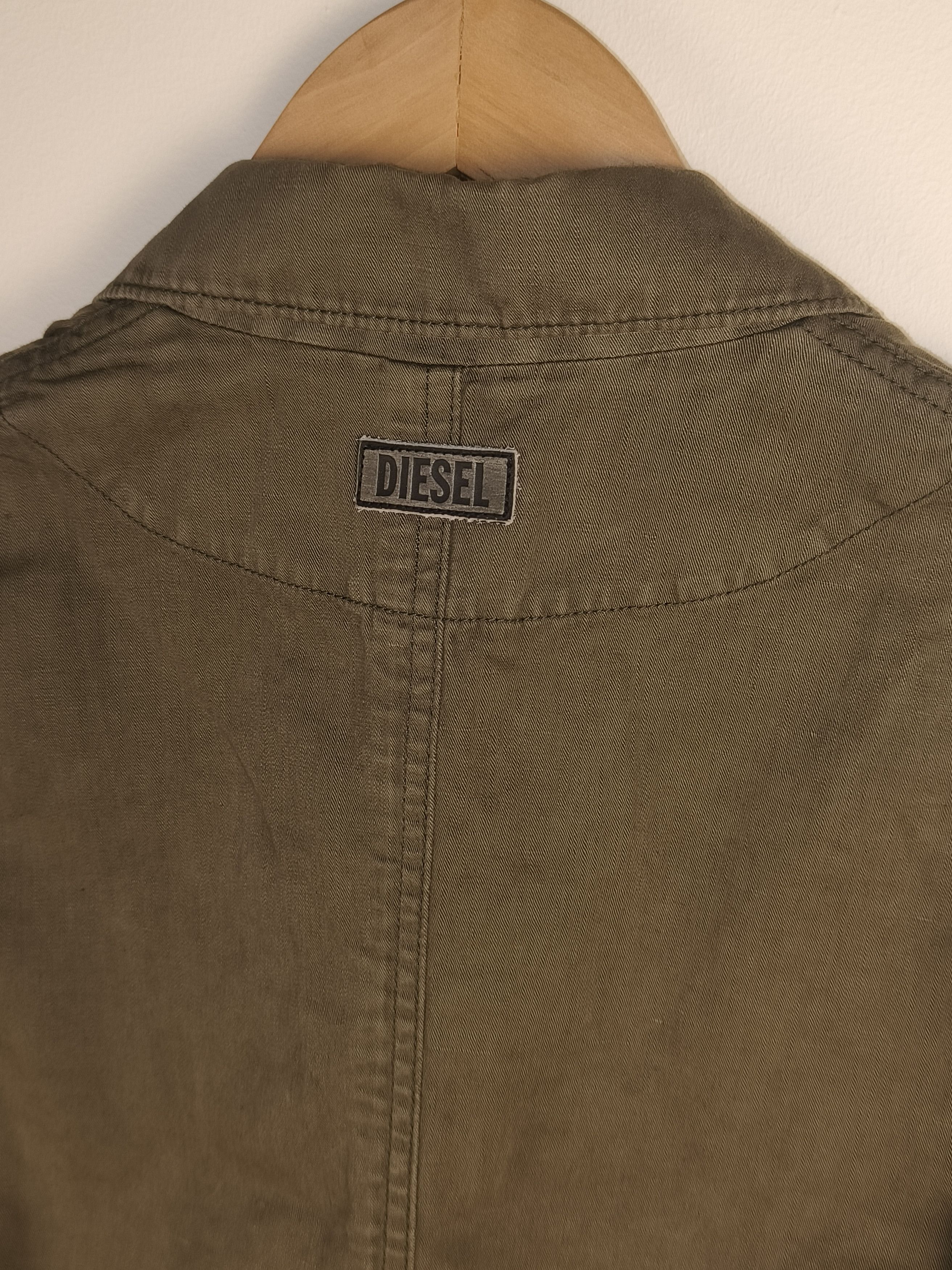 Diesel Diesel Army Inspired Cotton Linen Button Jacket Size M / US 6-8 / IT 42-44 - 8 Thumbnail