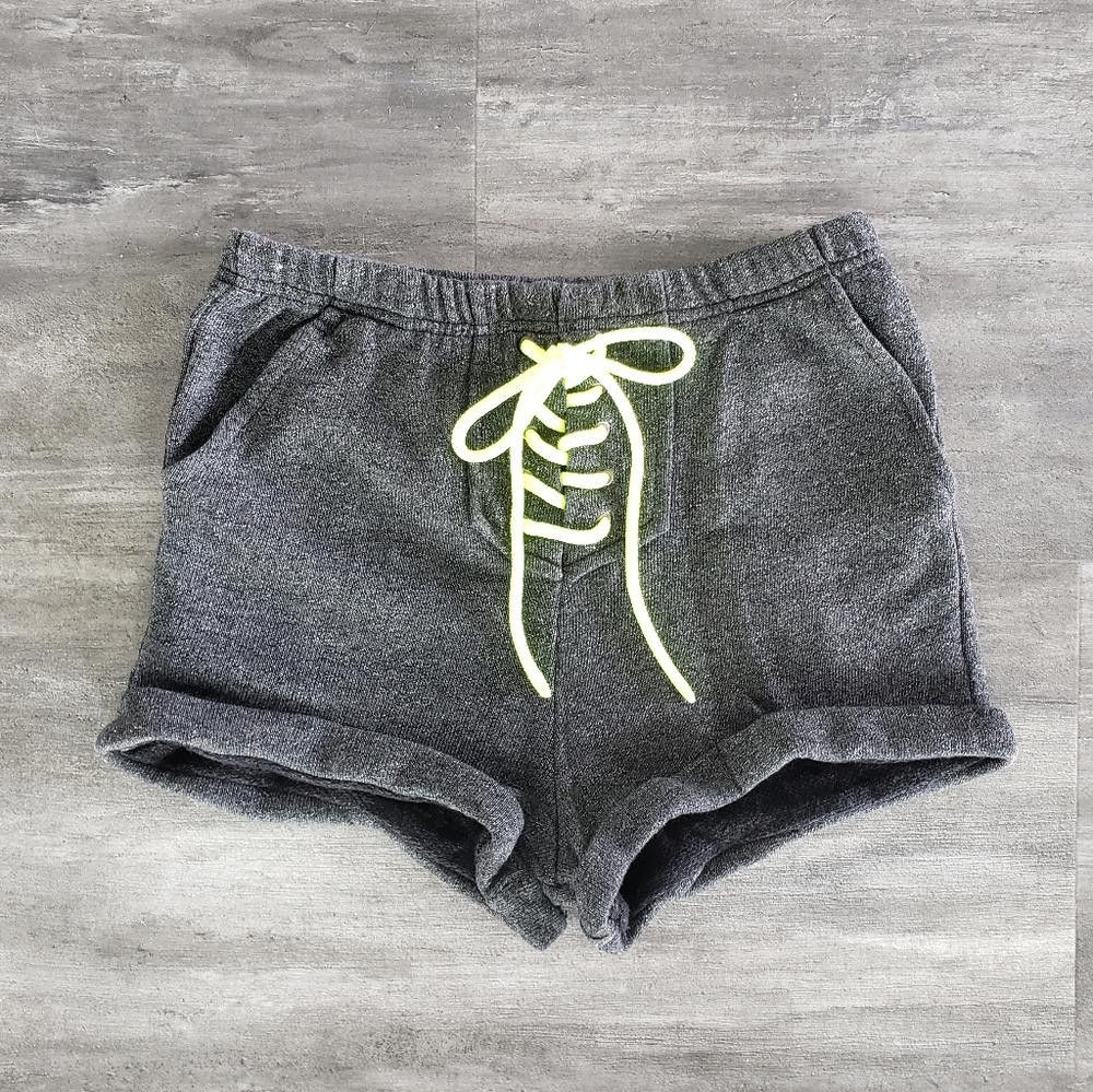Other Grey Neon Detailed Rehab Sweat Short Size 32" / US 10 / IT 46 - 1 Thumbnail