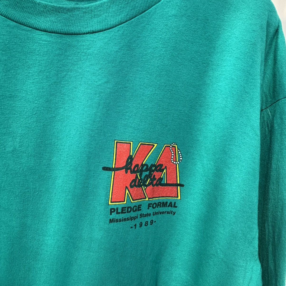 Vintage 1989 Kappa Delta Pledge Formal Mississippi State Univ. Ls Size US XL / EU 56 / 4 - 4 Thumbnail