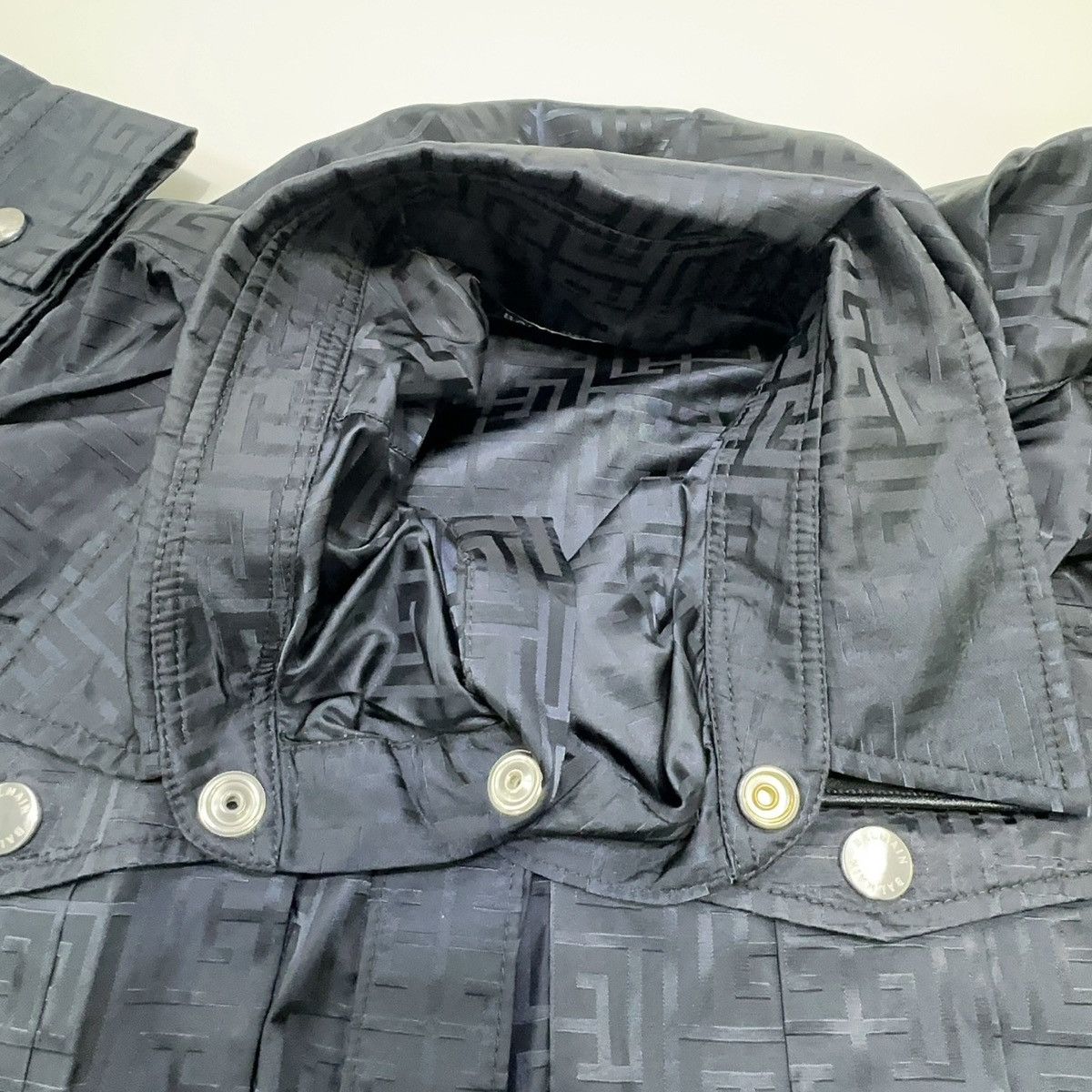 Balmain Balmain FW22 Monogram Nylon Shirt Size US L / EU 52-54 / 3 - 6 Thumbnail