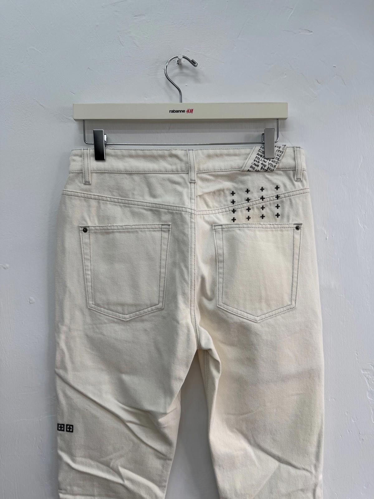 Ksubi new Ksubi mens denim jeans chitch white noise script 32 Size US 32 / EU 48 - 6 Thumbnail