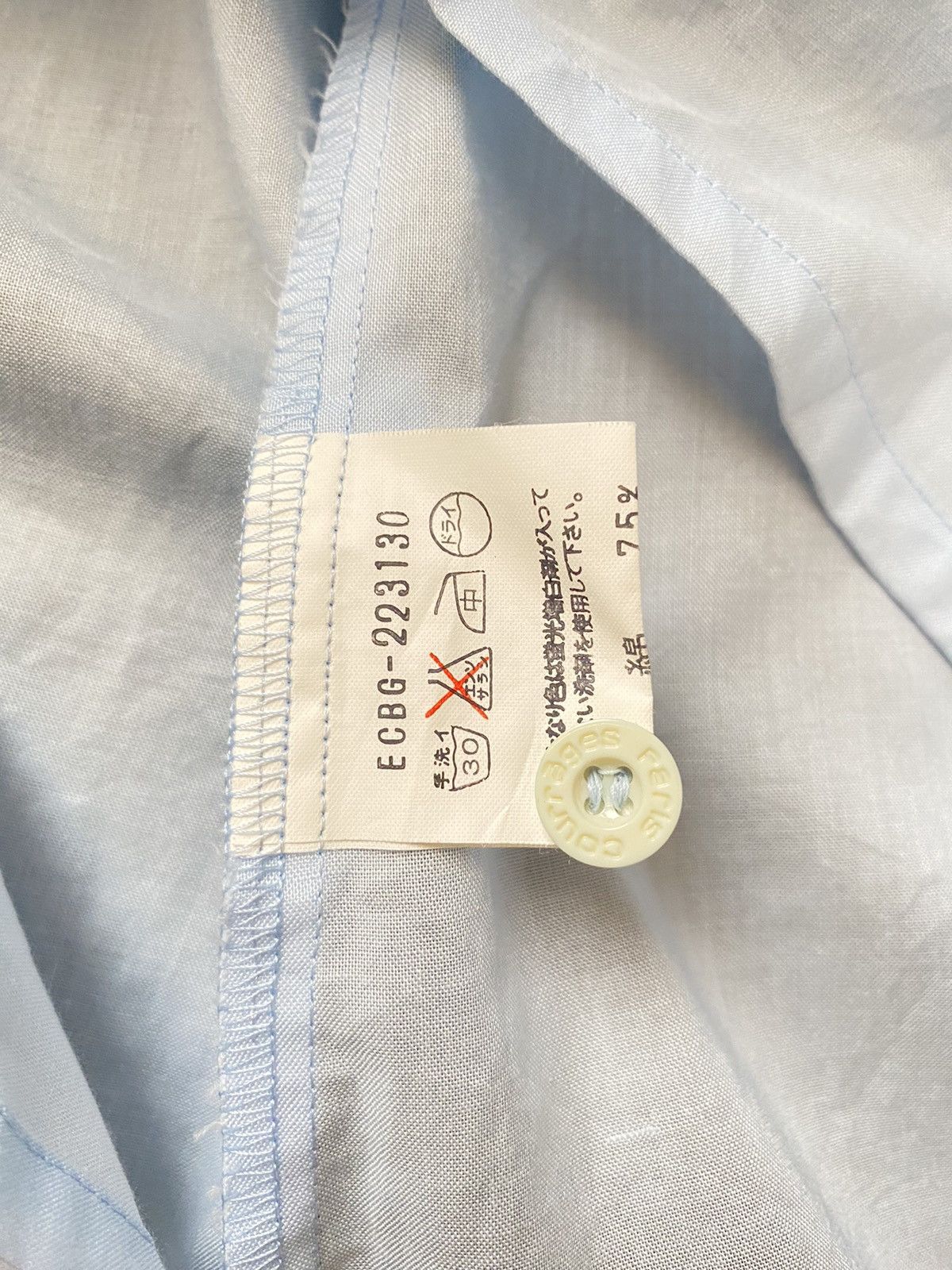 Courreges Courrèges Sky Blue Shirts Size L / US 10 / IT 46 - 11 Thumbnail