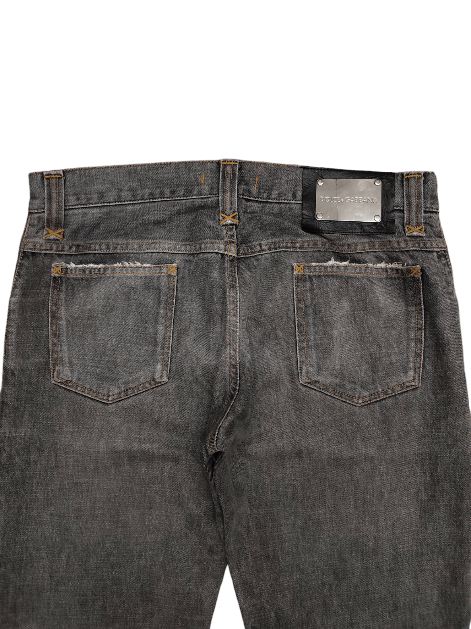 Dolce & Gabbana Dolce & Gabbana Clawmark Distress Faded Denim Jeans Size US 34 / EU 50 - 12 Thumbnail