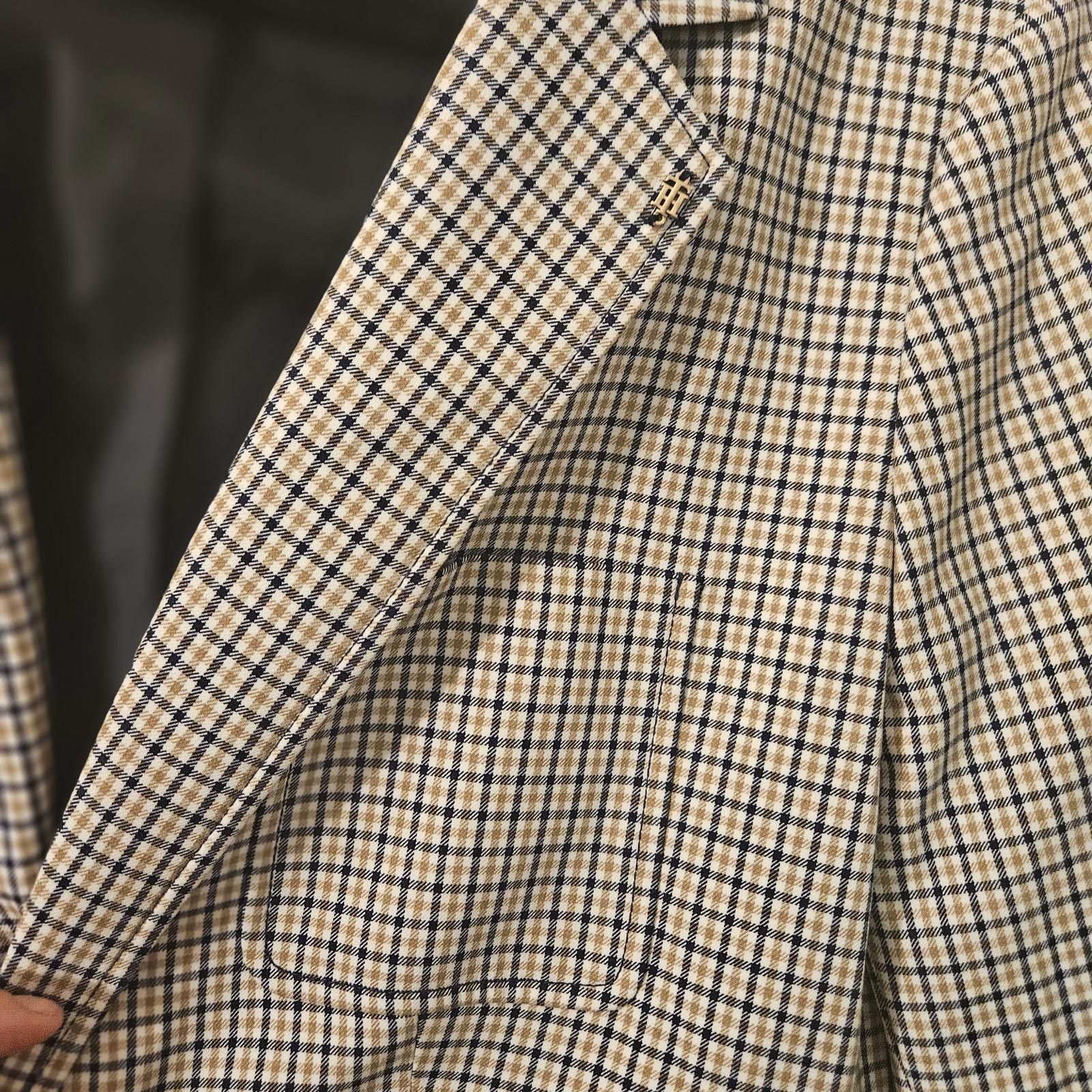 Designer Tommy Hilfiger Women's Plaid Blazer Jacket Size 14 Size XL / US 12-14 / IT 48-50 - 5 Thumbnail