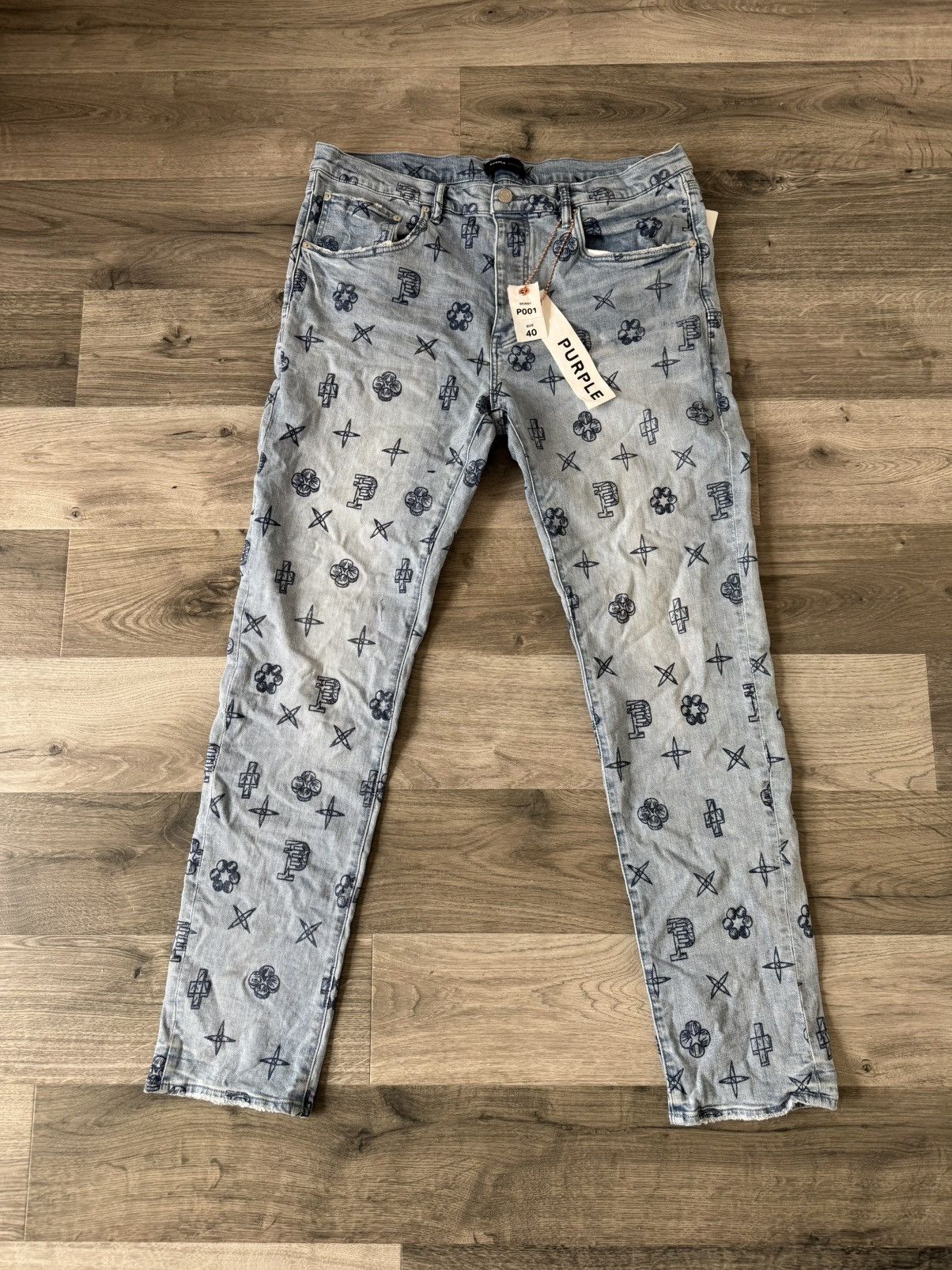 Purple Brand Purple Jeans P001 (Skinny) Size US 40 / EU 56 - 3 Thumbnail