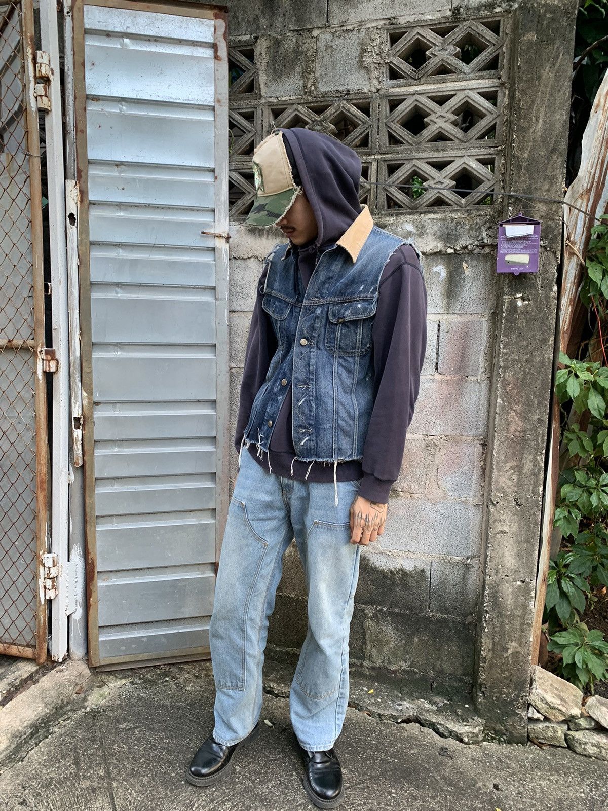 Designer × Japanese Brand Military Rank Yoshinori Kotake Parody Hat/Truckerhat. Size ONE SIZE - 7 Thumbnail