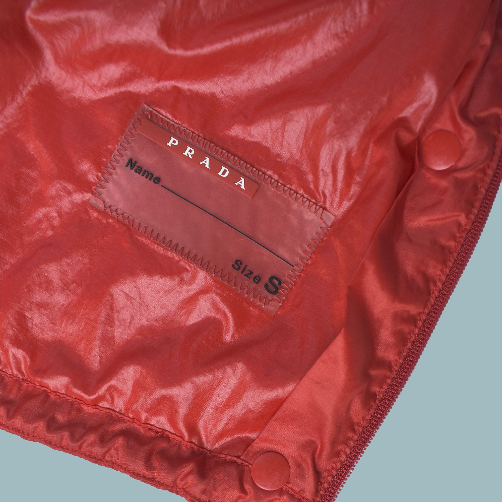Prada PRADA RED SHORT SLEEVE JACKET HOODIE MADE IN ITALY Size US S / EU 44-46 / 1 - 8 Thumbnail