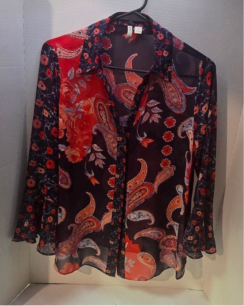 Cartoon Network Cato Women's floral print blouse small Size S / US 4 / IT 40 - 1 Thumbnail