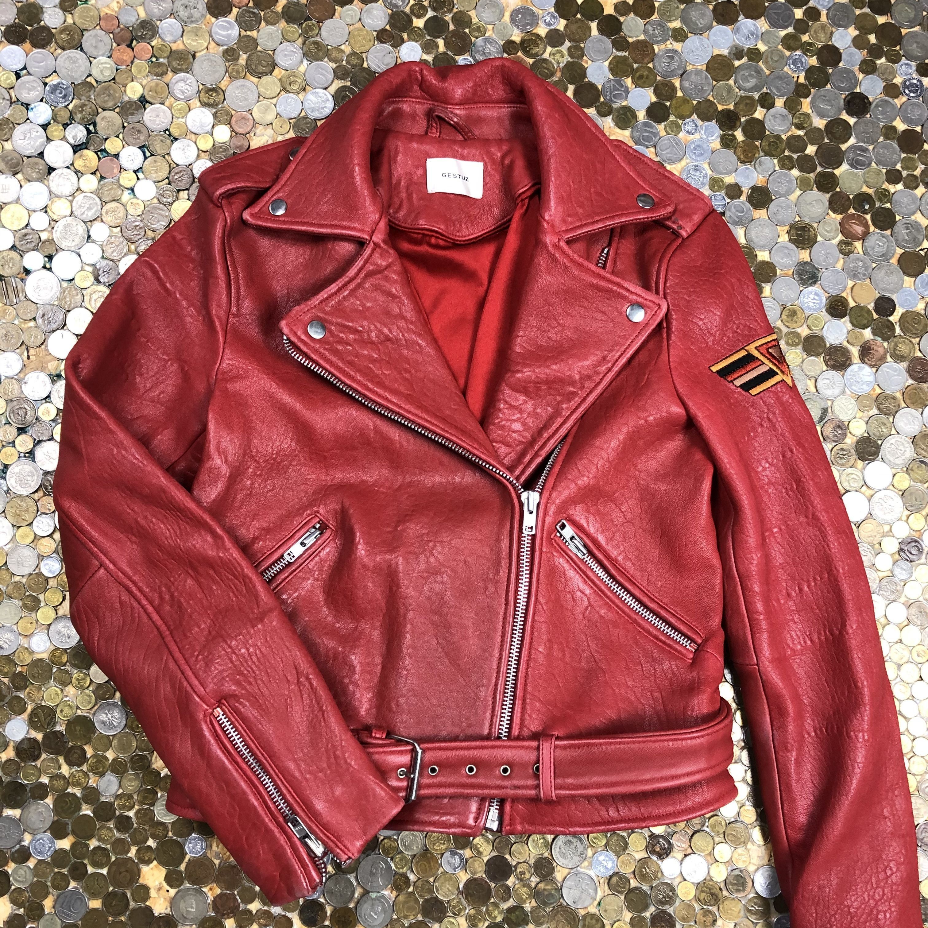 Vintage Gestuz Vintage Adventure Leather Jacket Ramones Size M / US 6-8 / IT 42-44 - 1 Thumbnail