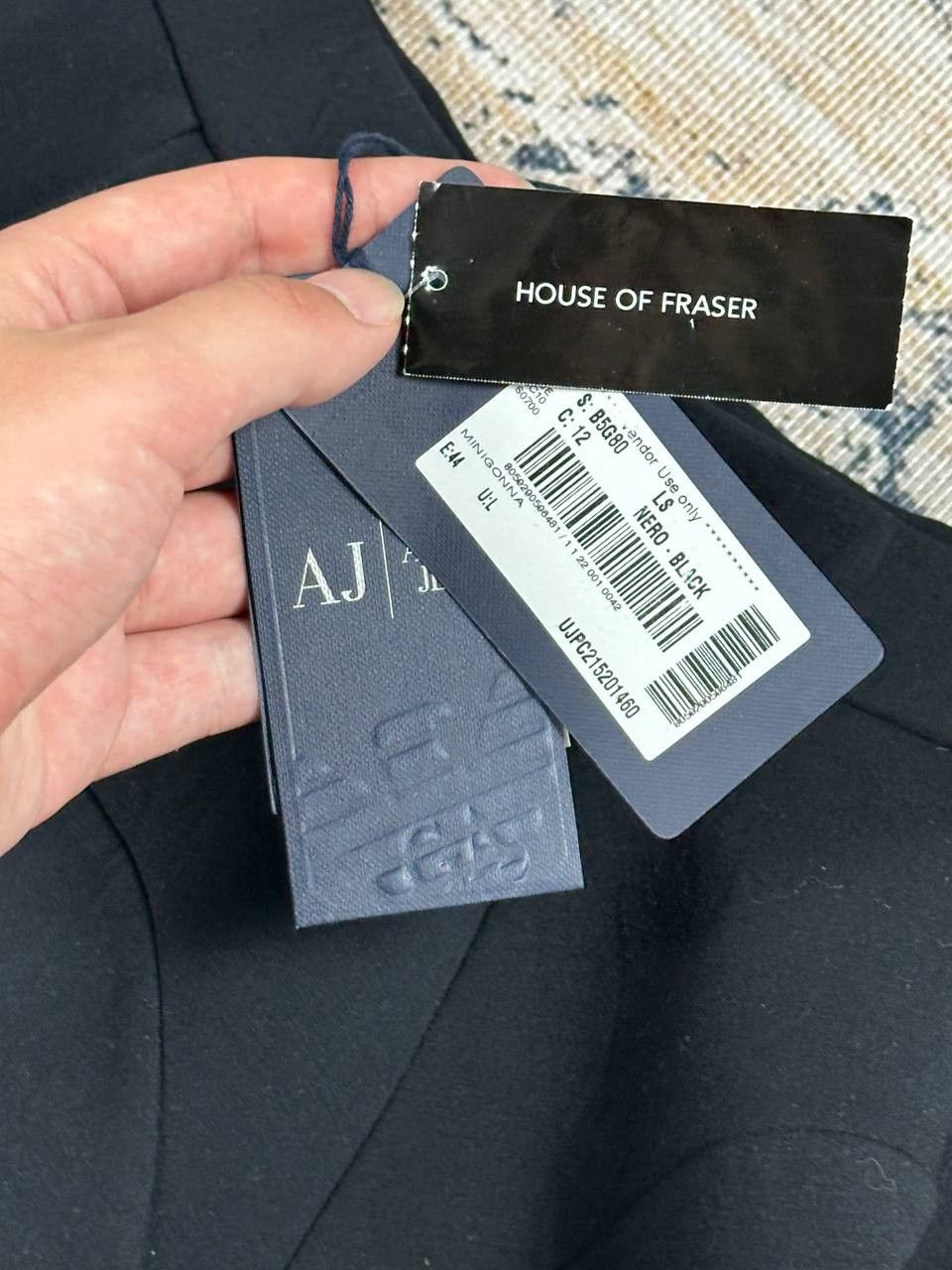 Giorgio Armani × Vintage NEW Wide Armani Jeans Navy Mini Skirt Size 32" / US 10 / IT 46 - 5 Thumbnail