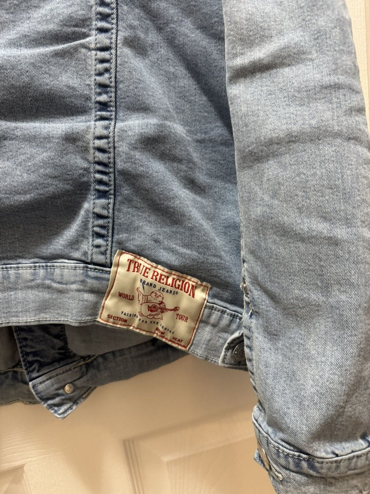 True Religion True Religion Denim Jean Jacket Light Wash OG Size US M / EU 48-50 / 2 - 5 Thumbnail