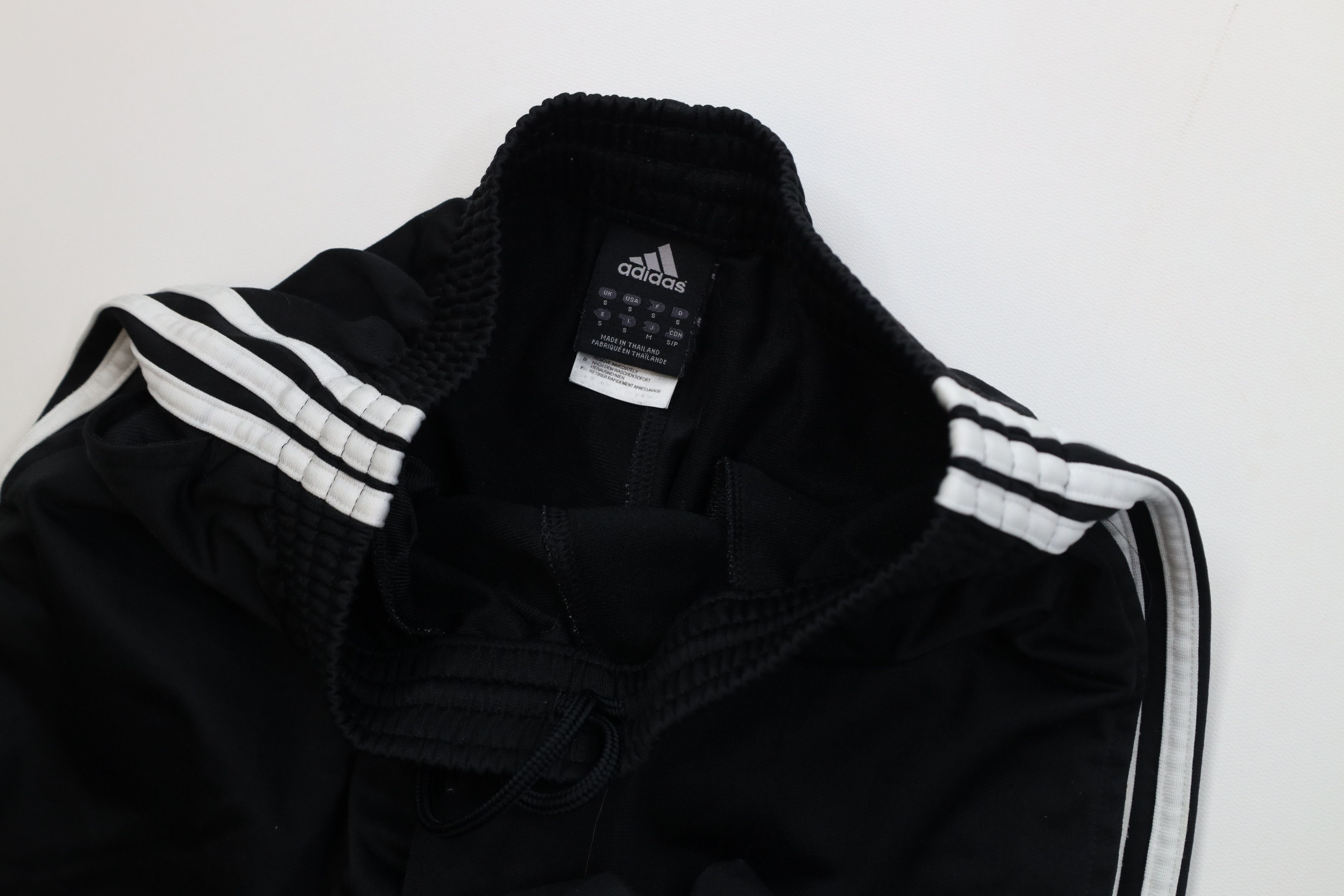 Adidas Vintage Y2K Adidas Striped Wide Leg Sweatpants Pants Black Size US 34 / EU 50 - 11 Thumbnail