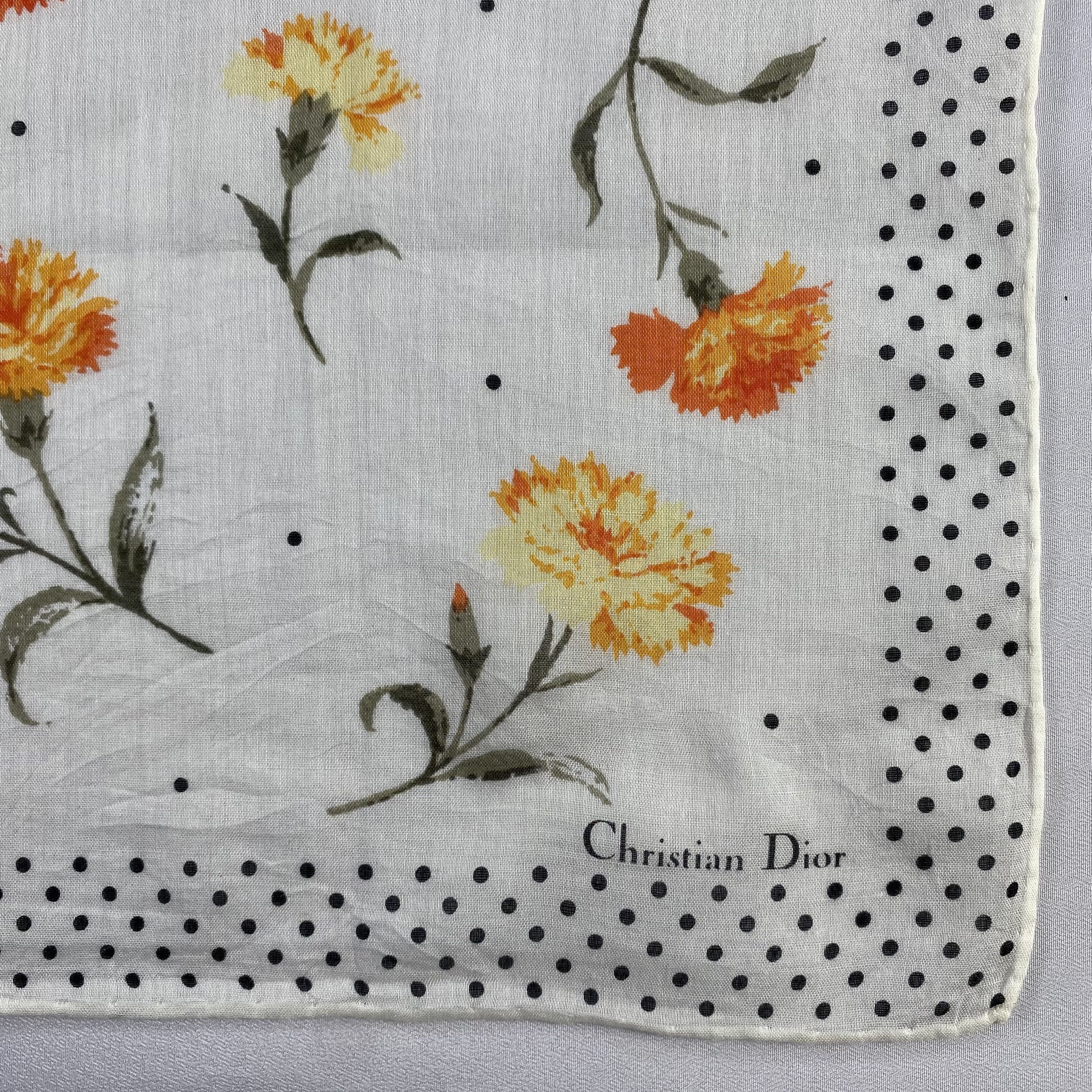 Vintage Christian Dior Neckerchief / Bandana / Handkerchief-P1465 Size ONE SIZE - 3 Thumbnail