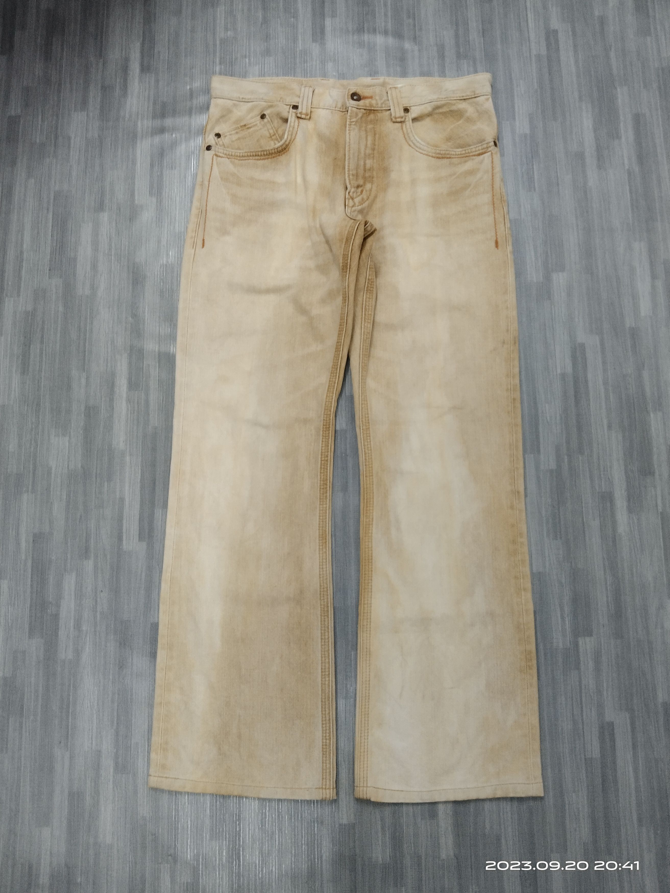 Edwin FLARE SICK WASHED EDWIN DENIM PANTS Size US 32 / EU 48 - 2 Thumbnail