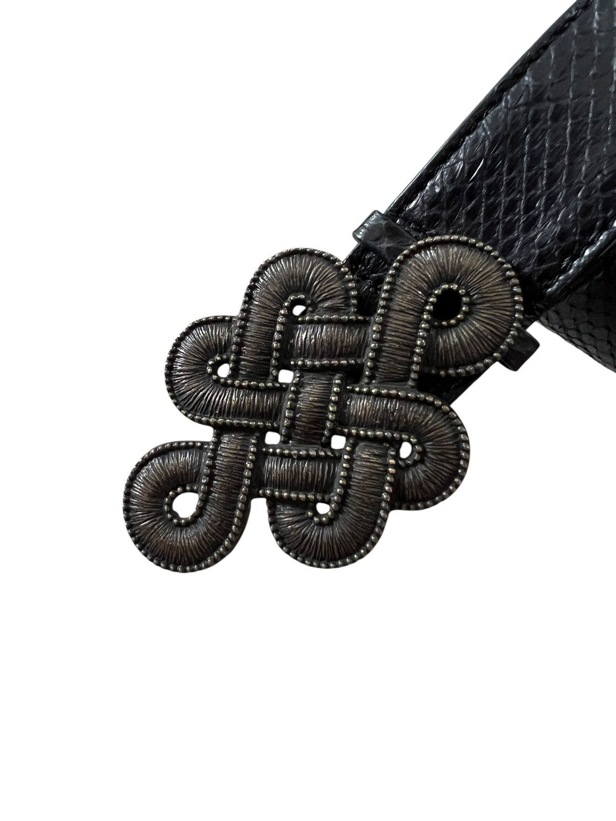 Vivienne Tam 1990s Vivienne Tam Snake Skin Leather Belt Size ONE SIZE - 3 Thumbnail