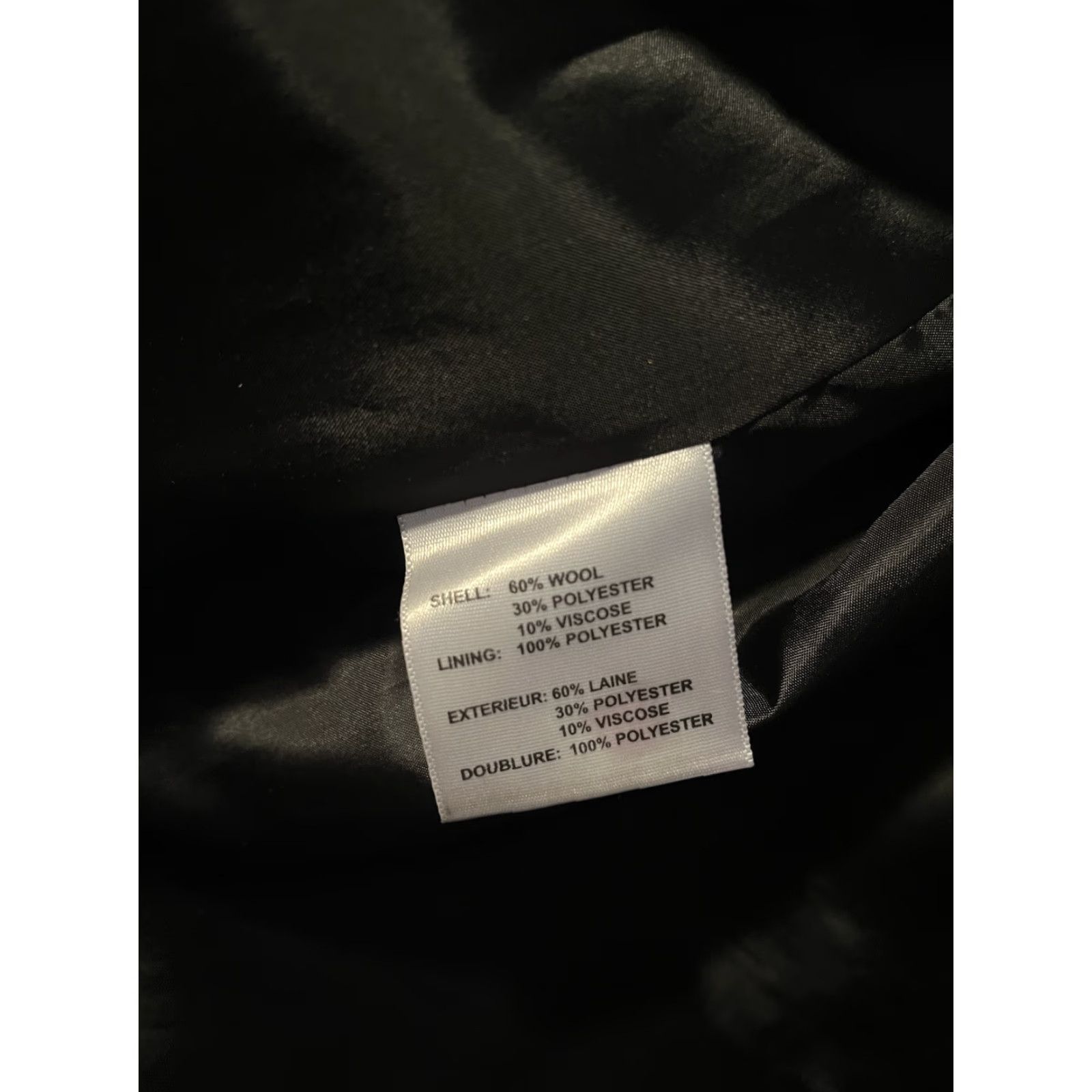 Doublet VINTAGE Forecaster Of Boston Pea Coat Jacket Women 10 Black Wool Double Breasted USA Jacket Size L / US 10 / IT 46 - 5 Thumbnail