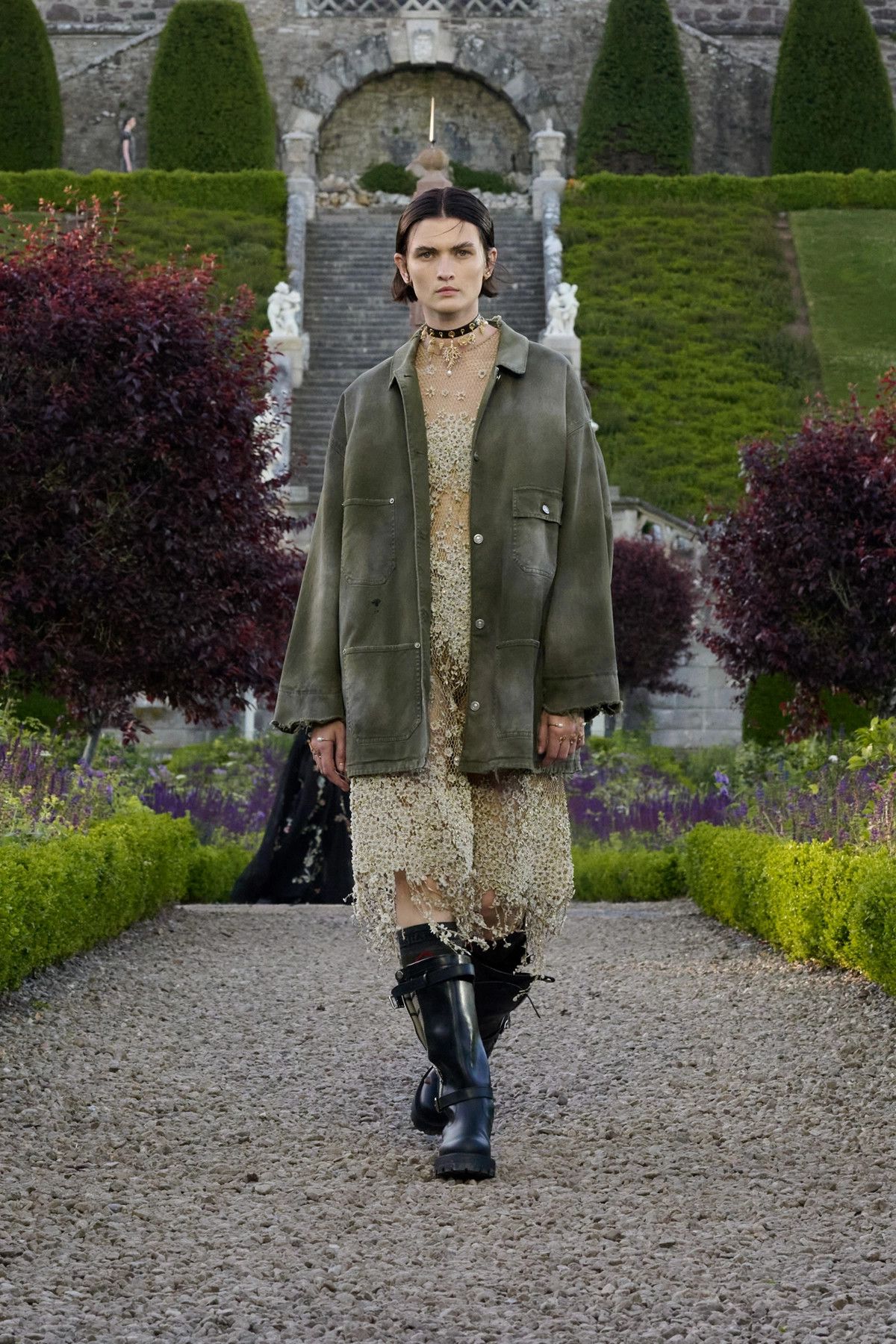 Dior o1bcso1str0226 Size:OS/Mid-Length Socks in Green/Black Size ONE SIZE - 3 Thumbnail