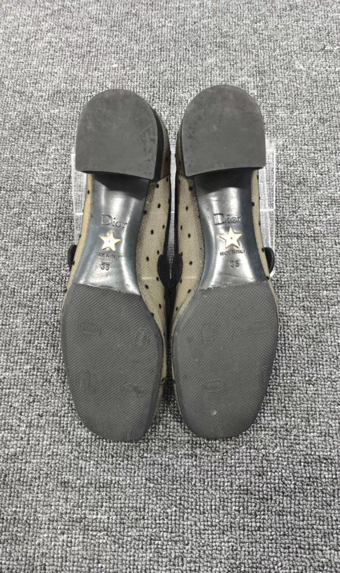 Dior Dior Black Tulle Mary Jane Shoes Women's 35 Size US 4.5 / IT 34.5 - 6 Thumbnail
