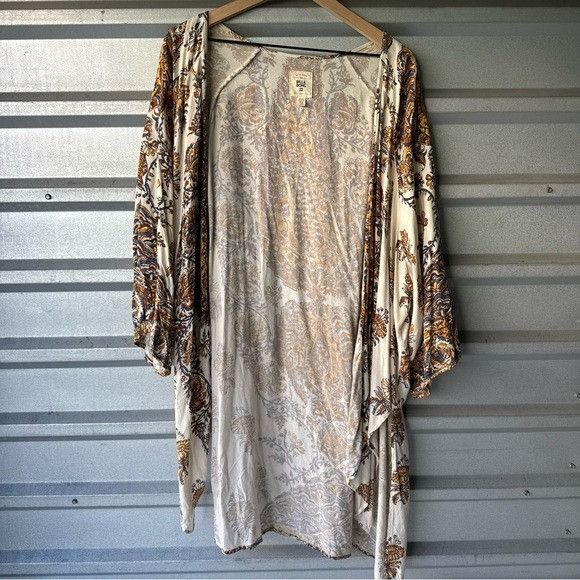 Billabong NEW BILLABONG TAME HEART CARDIGAN FLYAWAY KIMONO SZ LARGE L Size L / US 10 / IT 46 - 5 Thumbnail