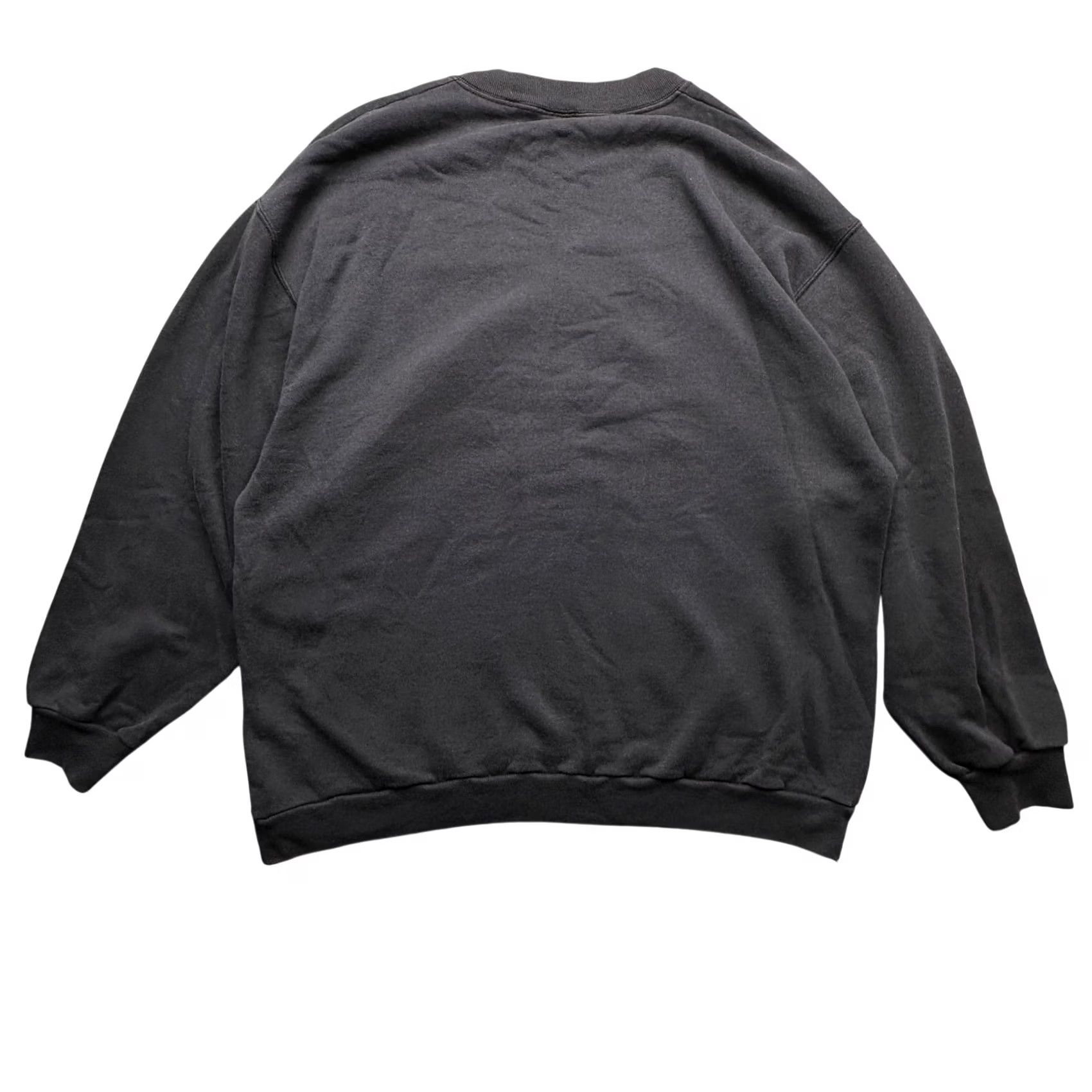 TEE JAYS VINTAGE Salvation Express Jesus Card Sweatshirt Men XL Black Graphic Print 80s 90s Tee Jays Mens Plain Pullover Crew Neck Size US XL / EU 56 / 4 - 2 Thumbnail