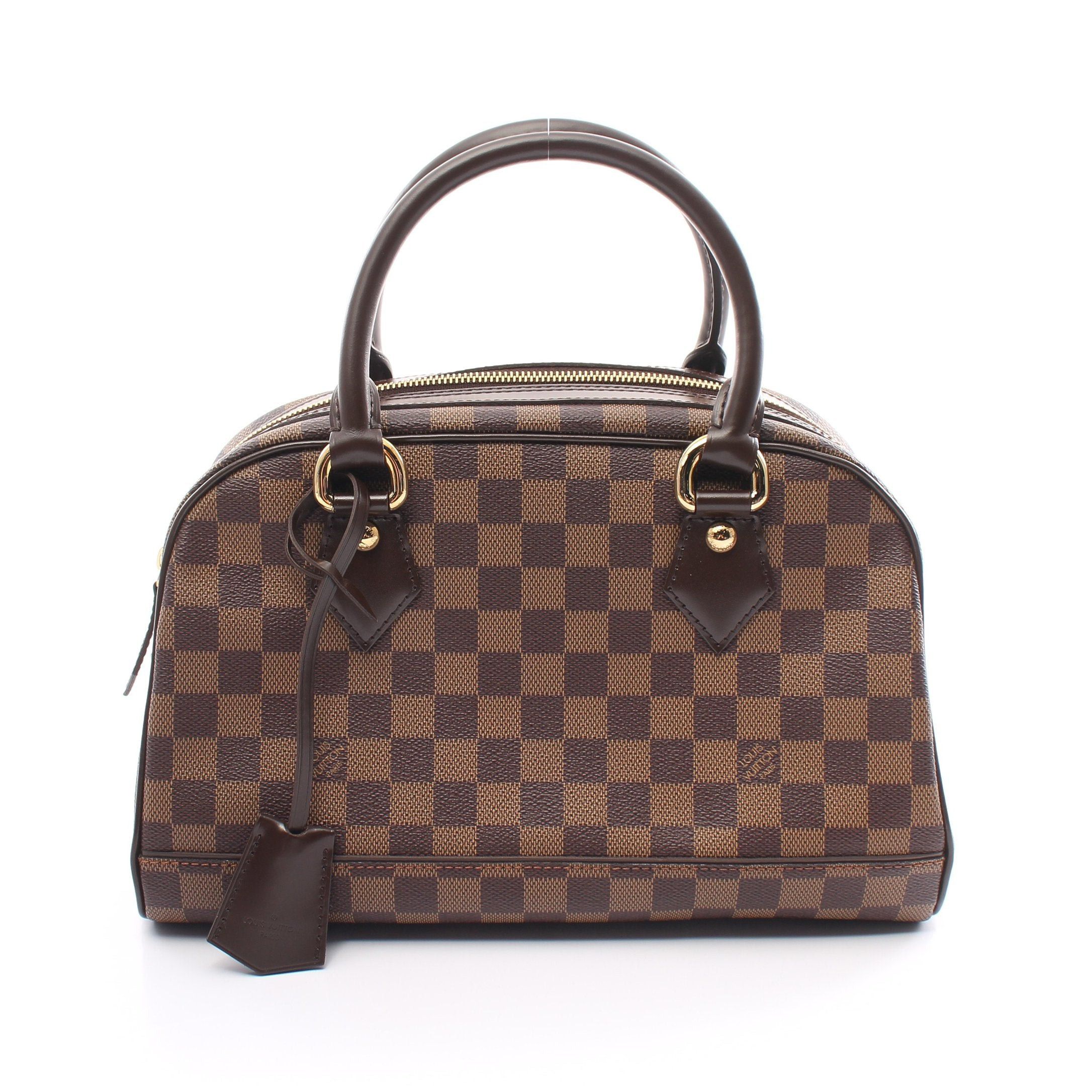 Louis Vuitton Louis Vuitton Duomo Damier Ebene Handbag Leather Brown Size ONE SIZE - 1 Thumbnail