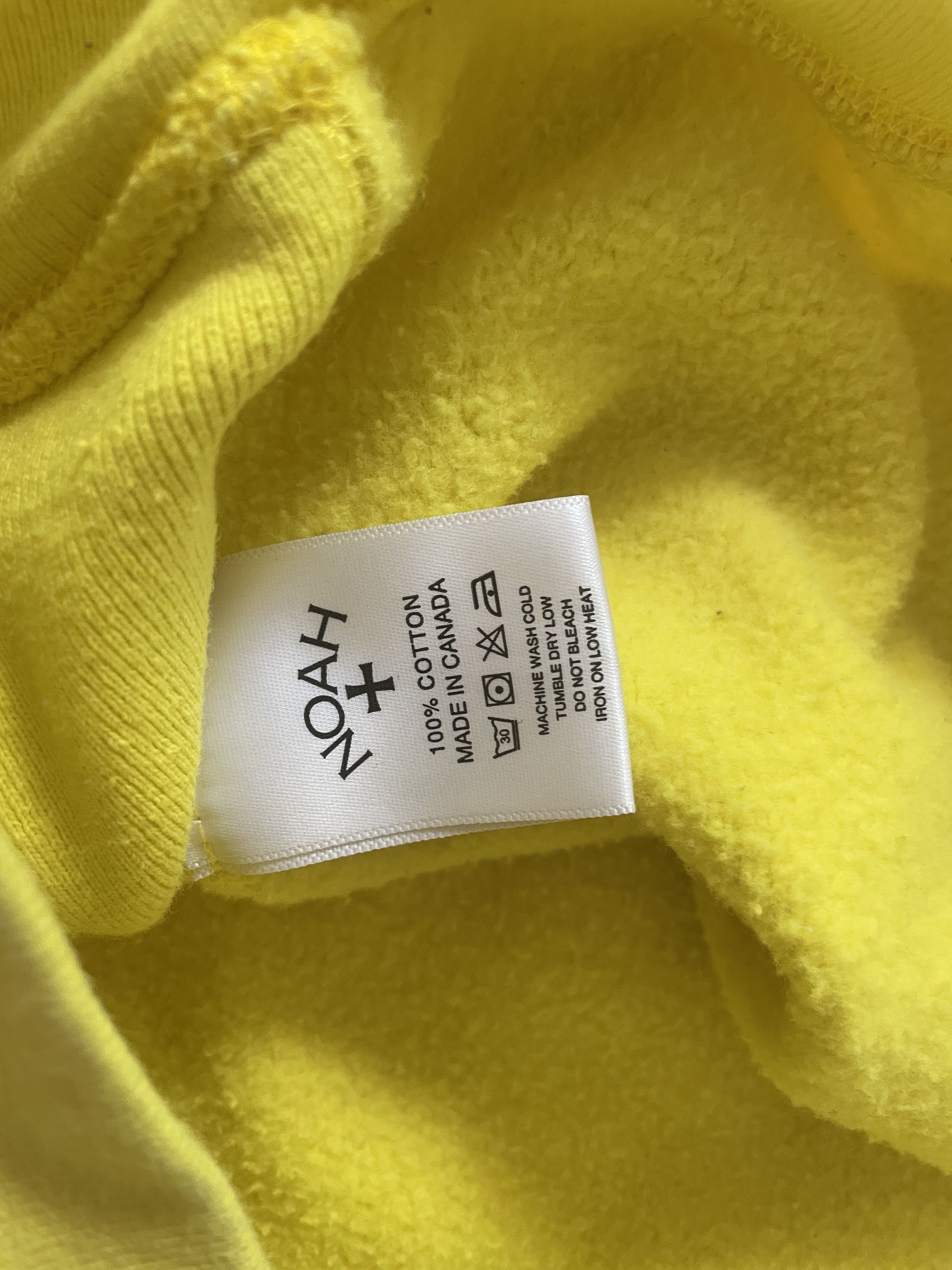Noah 💥💥 Noah Core Logo Hoodie (SS19) - Yellow Size US M / EU 48-50 / 2 - 5 Thumbnail