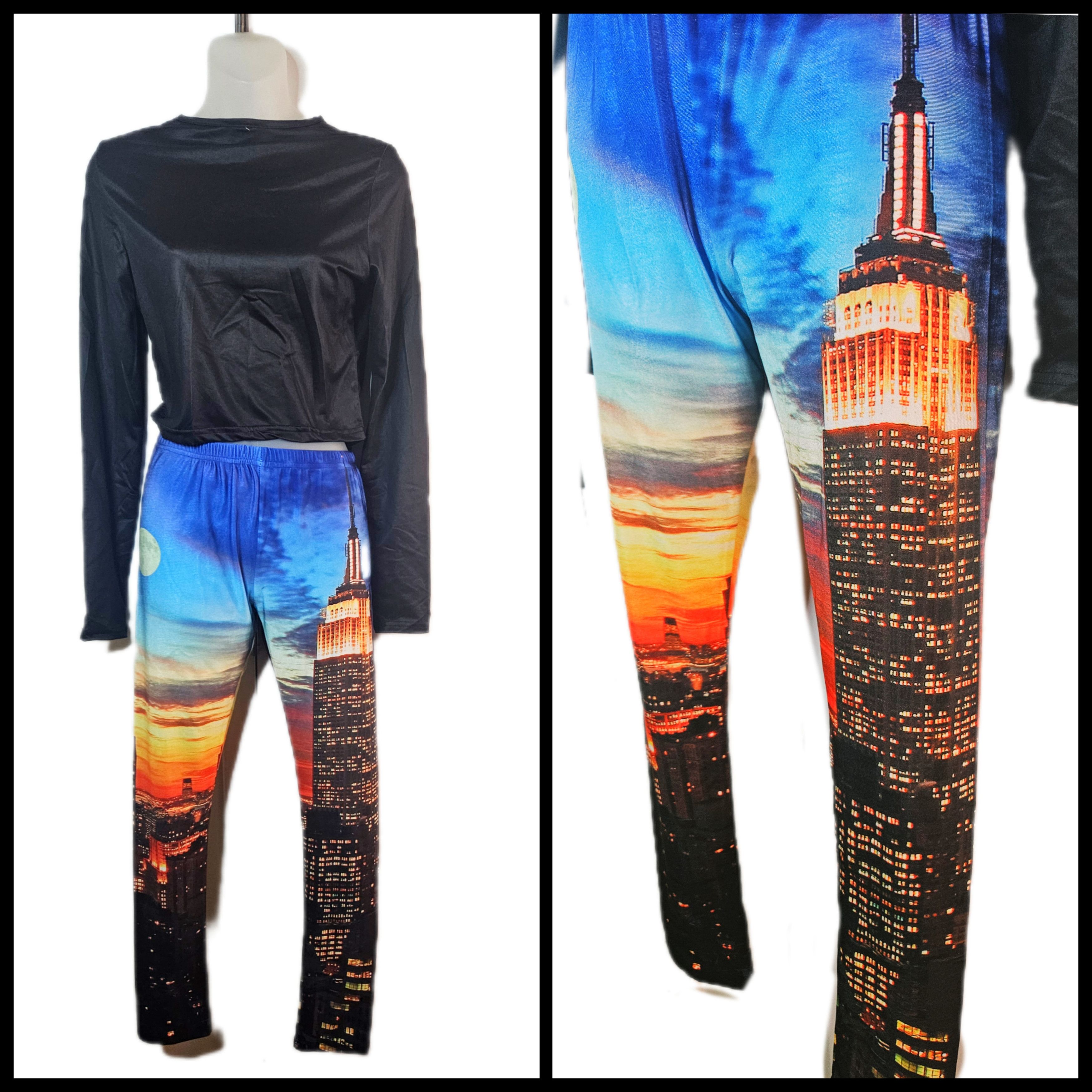 Other VINTAGE EMPIRE STATE BLDG LEGGINGS RARE Size 28" / US 6 / IT 42 - 1 Thumbnail