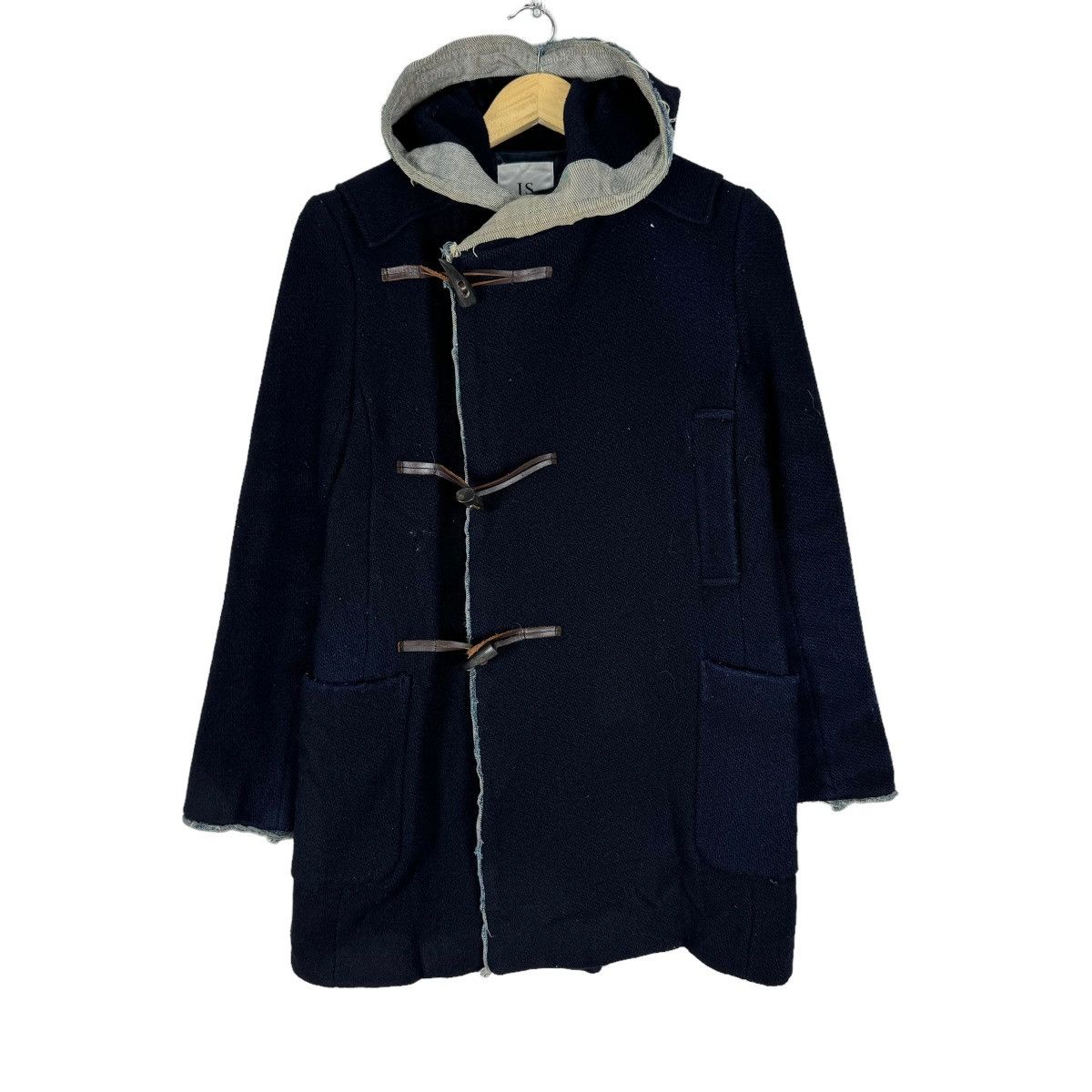 Issey Miyake × Sunao Kuwahara 🔥ISSEY MIYAKE SUNAO KUWAHARA HOODIE DUFFLE JACKET Size M / US 6-8 / IT 42-44 - 2 Thumbnail