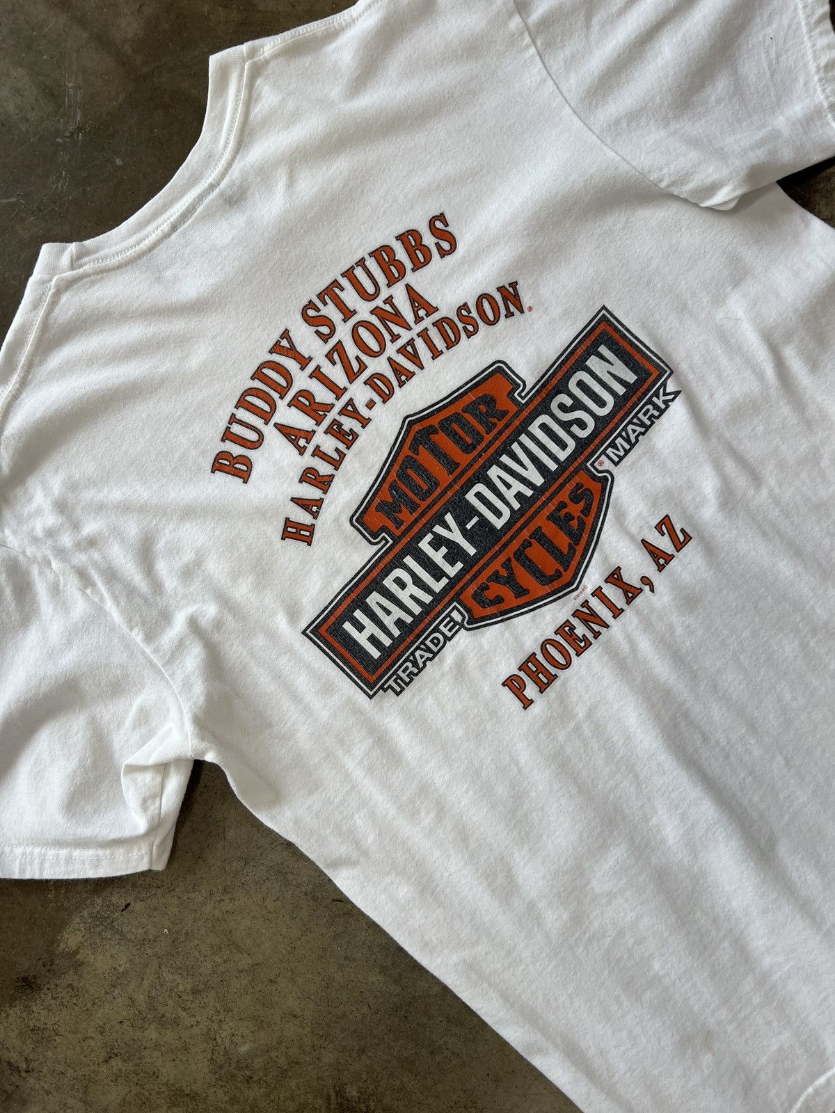 Harley Davidson × Vintage Vintage Harley Davidson Buddy Stubbs Phoenix Arizona Large Size US L / EU 52-54 / 3 - 1 Thumbnail