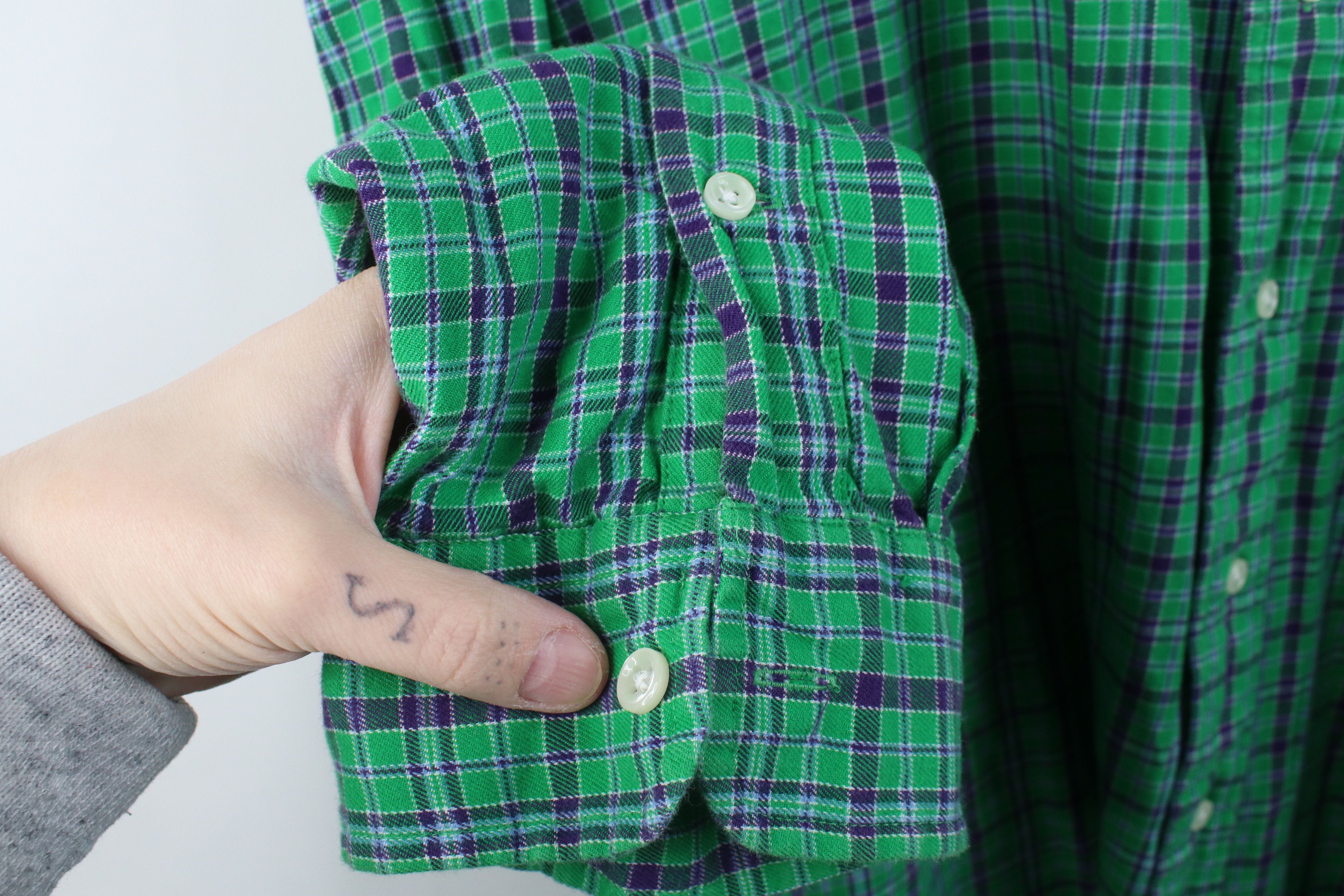 Polo Ralph Lauren Vintage 90s Ralph Lauren Collared Button Down Shirt Plaid Size US XXL / EU 58 / 5 - 7 Thumbnail