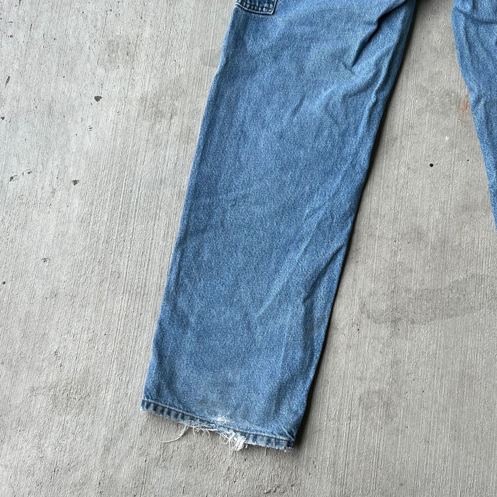 Carhartt × Vintage Carhartt denim blue jeans double knee work carpenter pants Size US 29 - 14 Thumbnail