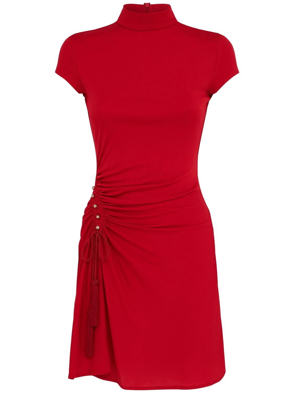 Roberto Cavalli ROBERTO CAVALLI Red Mini Dress New Size S / US 4 / IT 40 - 1 Thumbnail