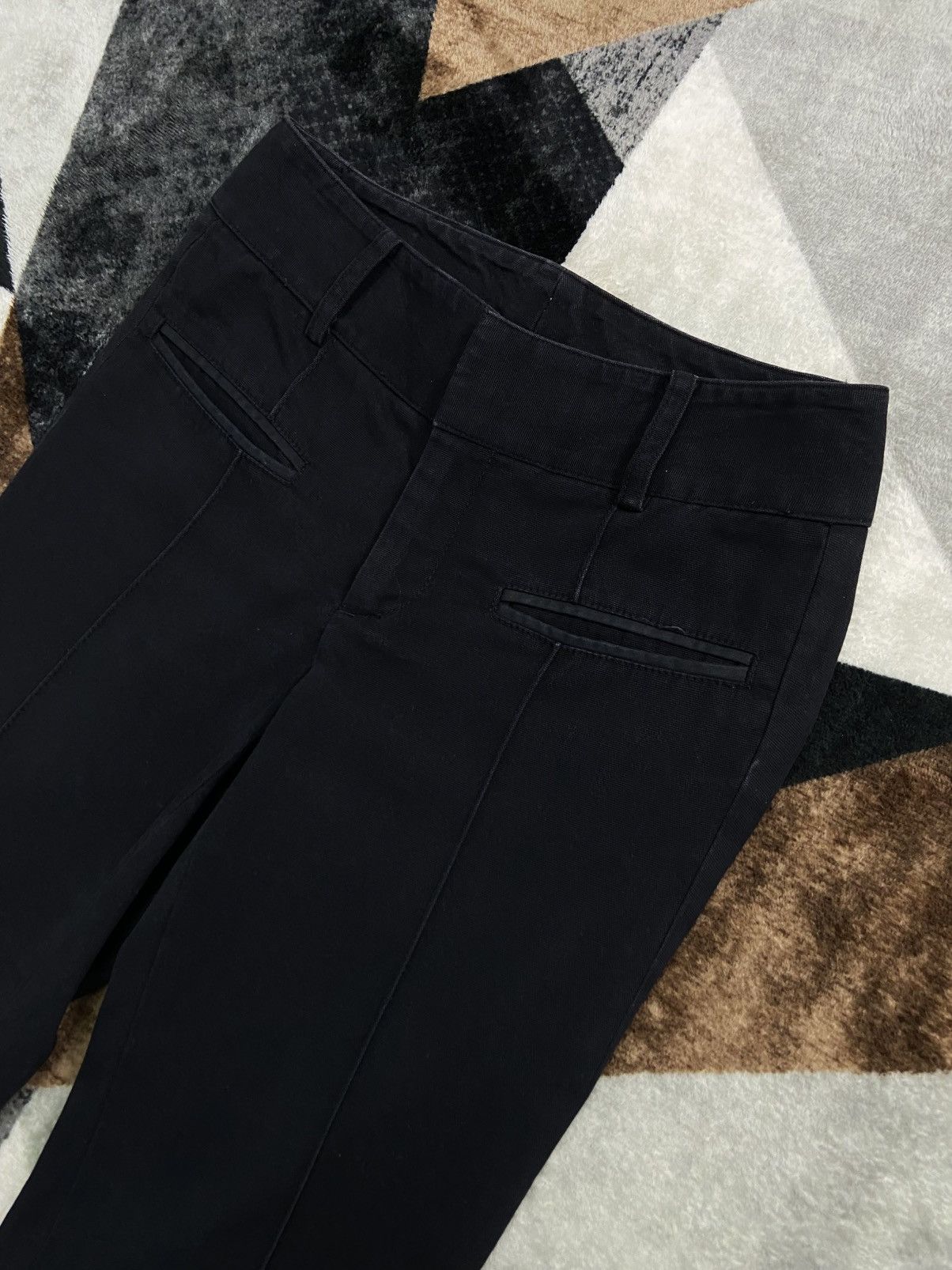 Helmut Lang 2000s Helmut Lang Slim Straight Trousers Size 24" / US 00 / IT 34 - 4 Thumbnail