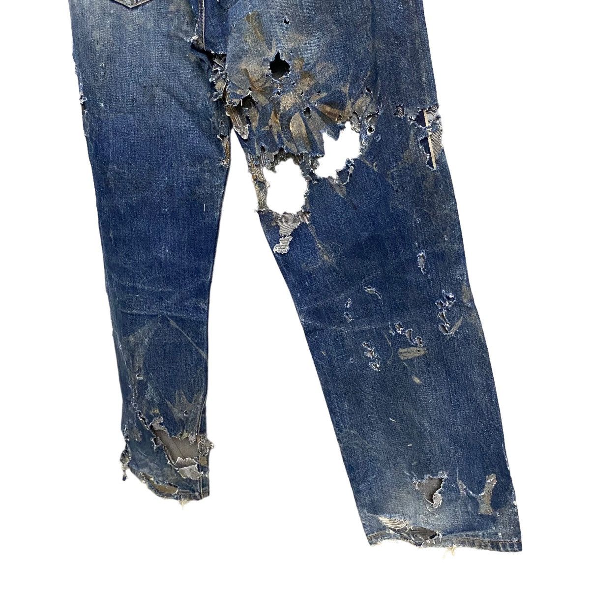 Levi's Levis Selvedge 501XX Big E Vintage distressed Size US 33 - 19 Thumbnail