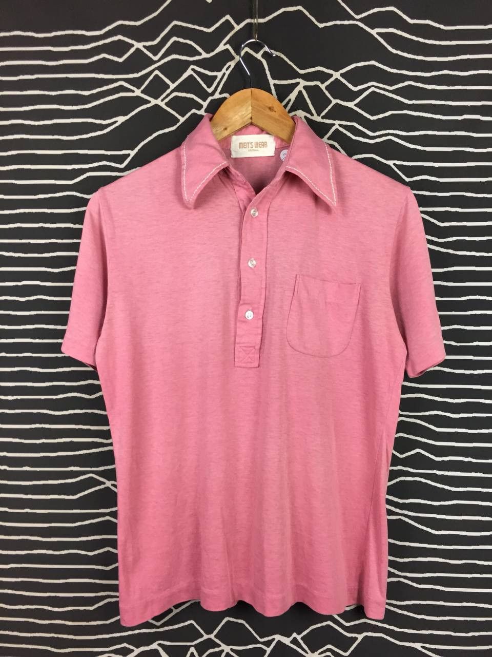 Vintage Vtg 70s 80s Men's Wear Original Retro Mod Style Polo Shirt Size US M / EU 48-50 / 2 - 1 Thumbnail
