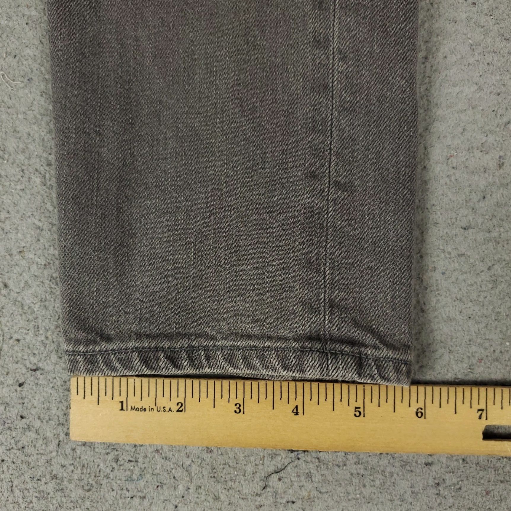 Rag & Bone rag & bone Jeans Mens 34x33 Gray Extra Slim Fit Denim Pants Regular Waist 34 5-Pocket Design Straight Vintage No Size US 34 / EU 50 - 7 Thumbnail