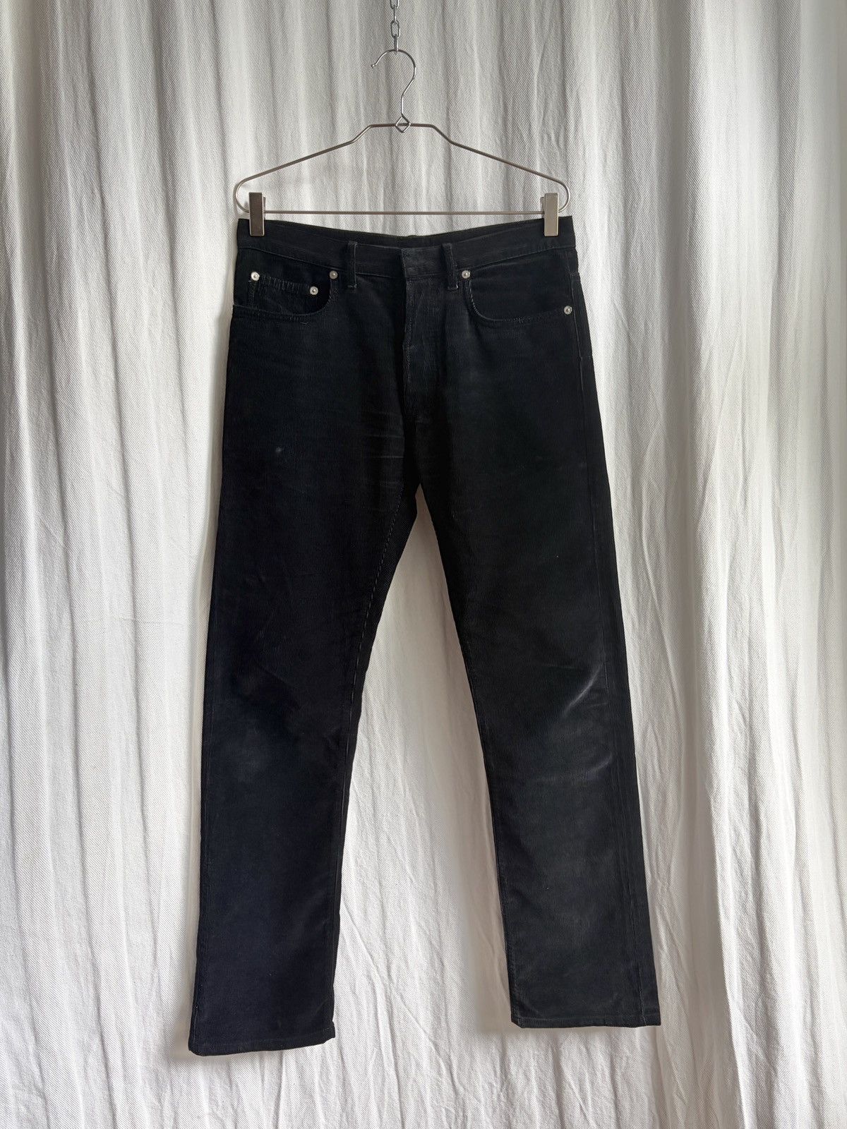 by Hedi Slimane Black Corduroy Pants