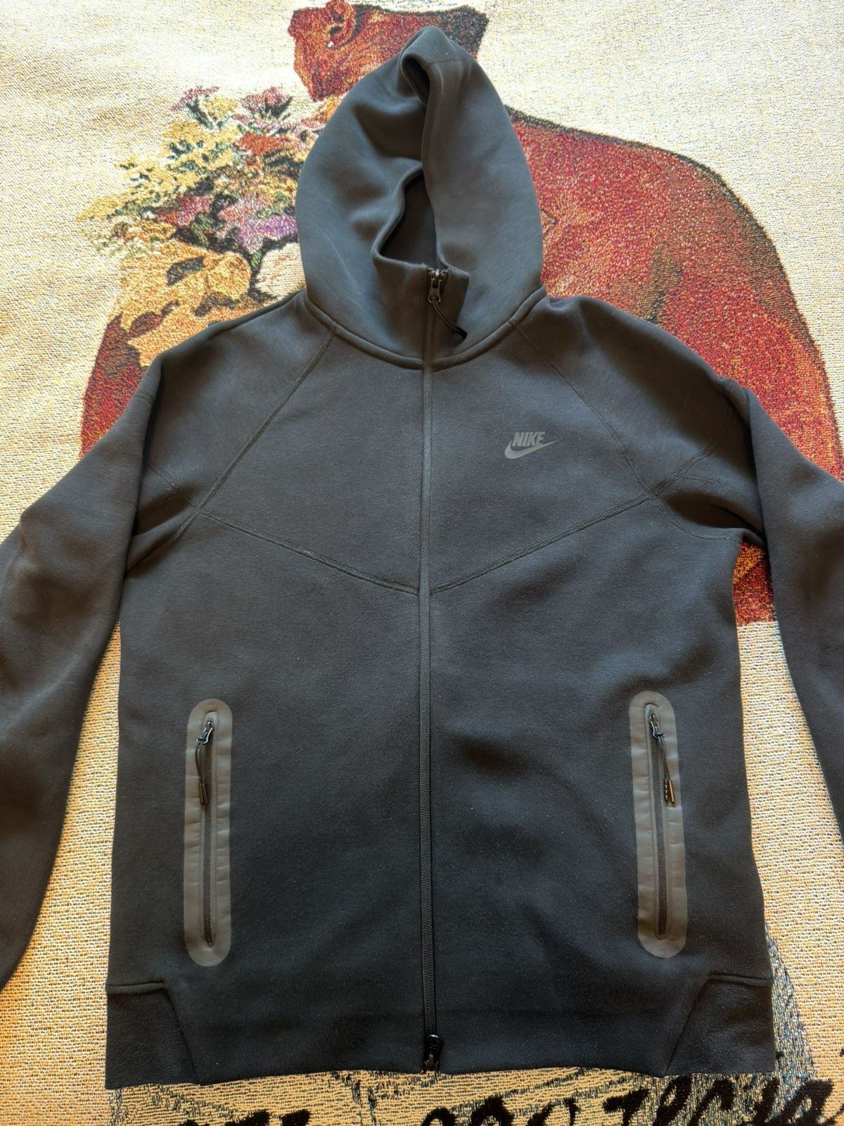 Nike Black Nike Tech Zip Up Size US M / EU 48-50 / 2 - 3 Thumbnail