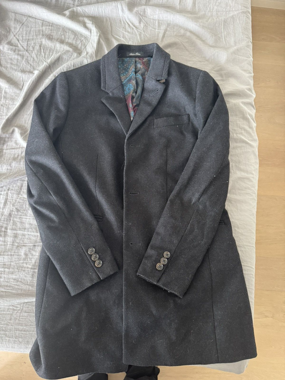 Ted Baker Ted Baker Wool Overcoat Size US M / EU 48-50 / 2 - 1 Thumbnail