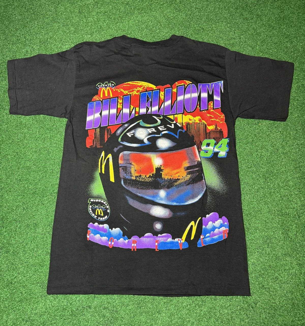 Vintage Vtg 90s Batman Forever Bill Elliot Mcdonalds Movie T Shirt Size US M / EU 48-50 / 2 - 3 Thumbnail