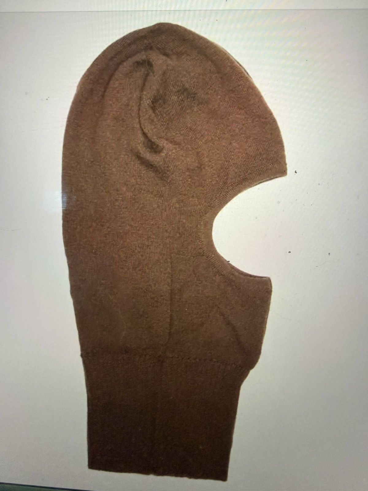 Rick Owens Rick Owens Balaclava in Brown. OS Size ONE SIZE - 1 Thumbnail